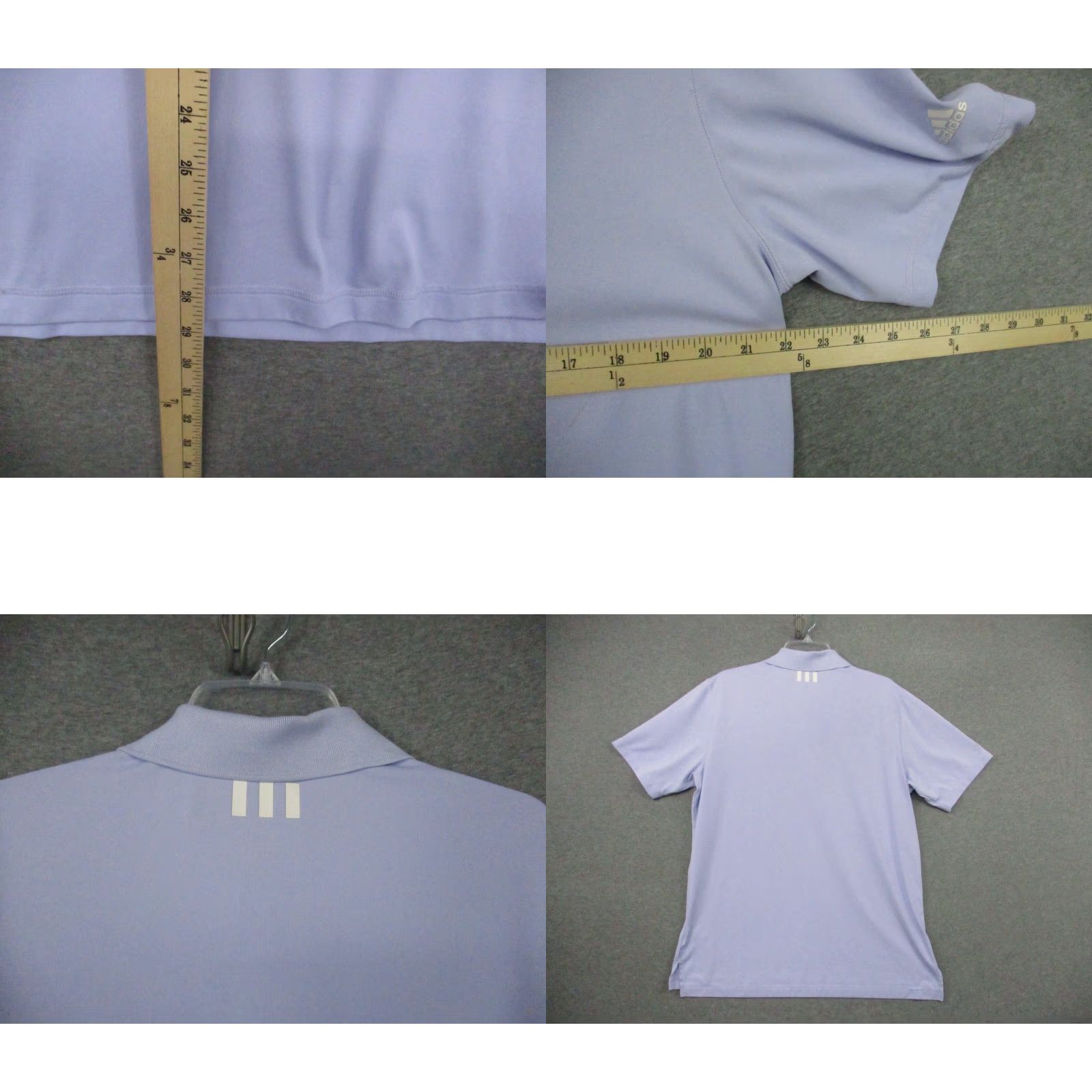 Adidas adidas Puremotion Polo Shirt Large Mens Purple Solid Lavender Polo Shirt Polo Mens Lavender Purple Adidas Puremotion Golf Polo Size US L / EU 52-54 / 3 - 8 Thumbnail