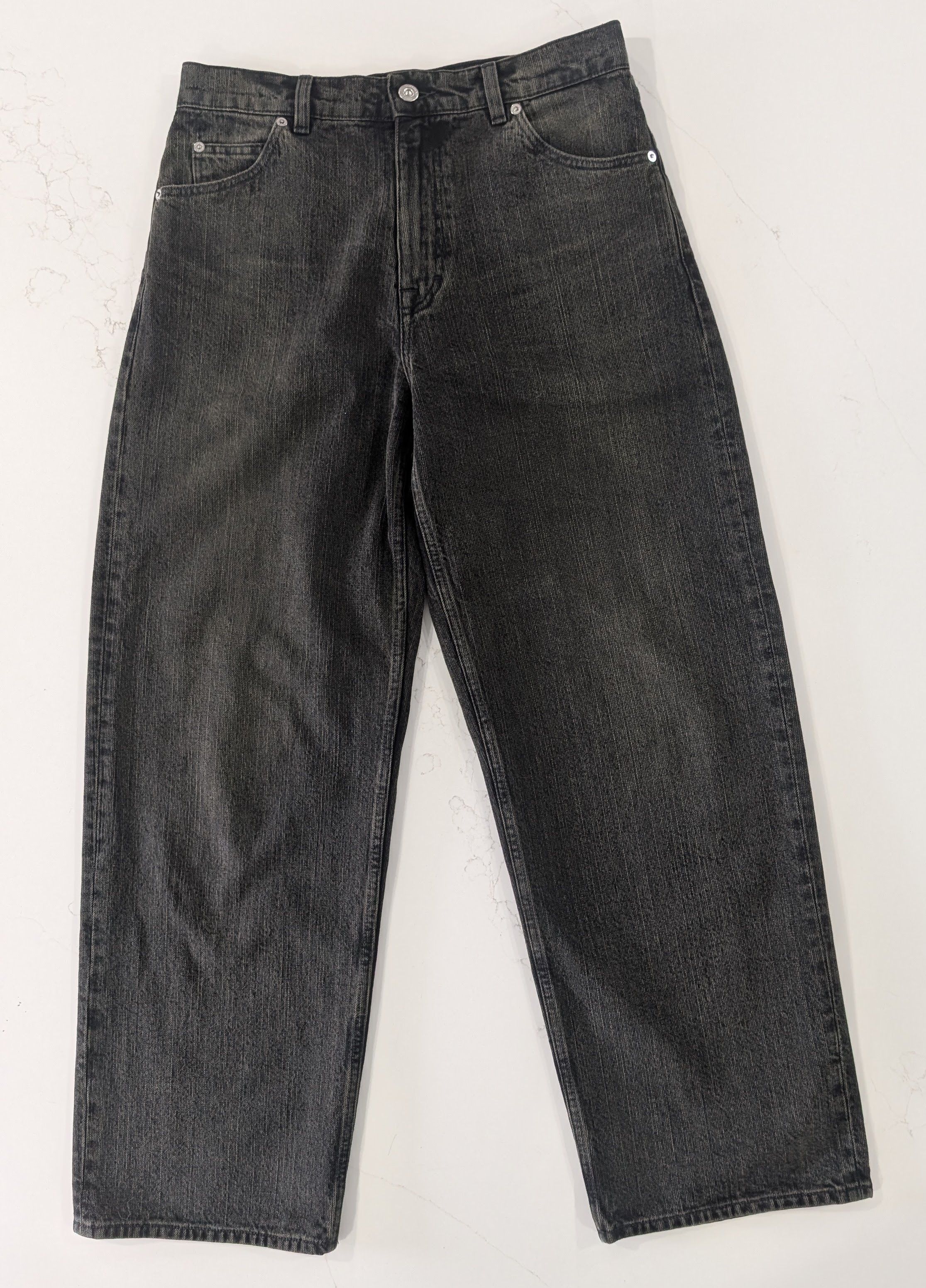 Our Legacy Vast Cut Black Sand Chain Twill Jeans Mens 29