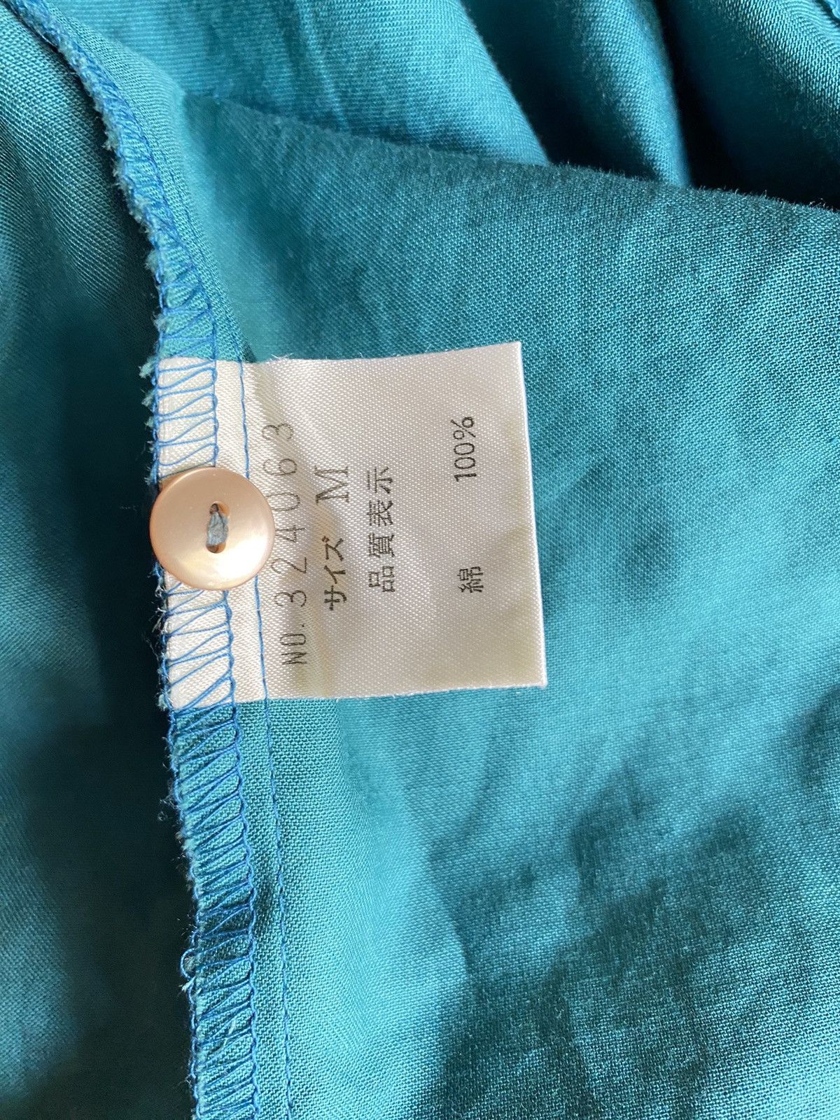 Kenzo KENZO Vintage turquoise green blouse Size M / US 6-8 / IT 42-44 - 9 Thumbnail