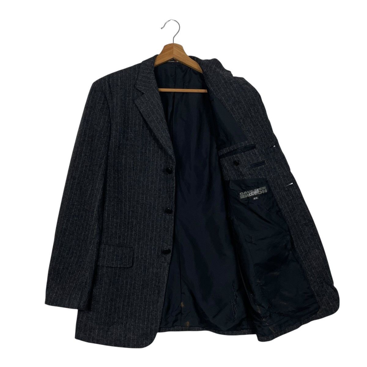 Jean Paul Gaultier Jean Paul Gaultier Homme Objet Stripe Casual Jacket Size US S / EU 44-46 / 1 - 9 Thumbnail