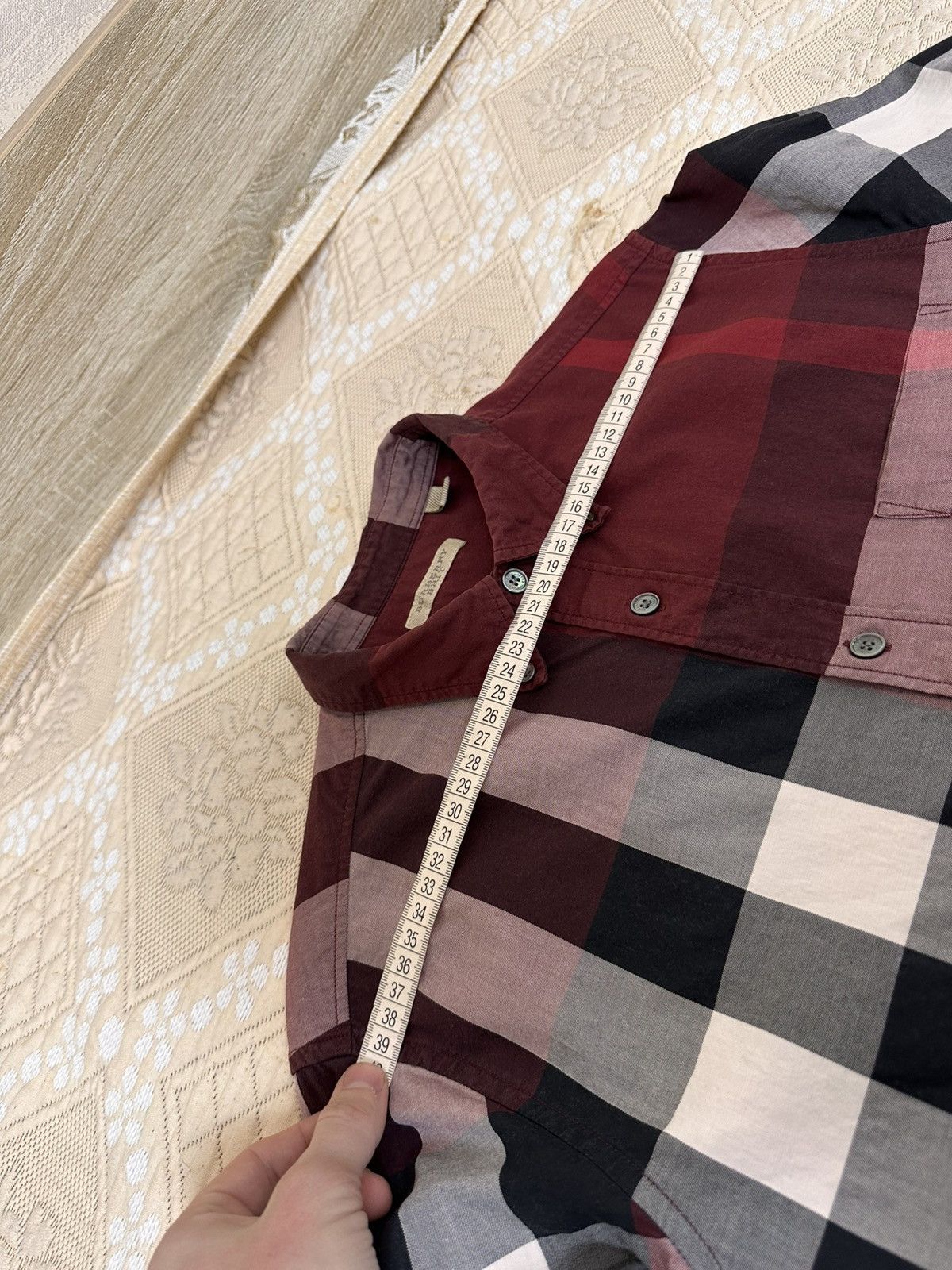 Burberry 🔥 Burberry Brit Nova Check Long Sleeve Shirt Button Up Rare Size US S / EU 44-46 / 1 - 10 Thumbnail
