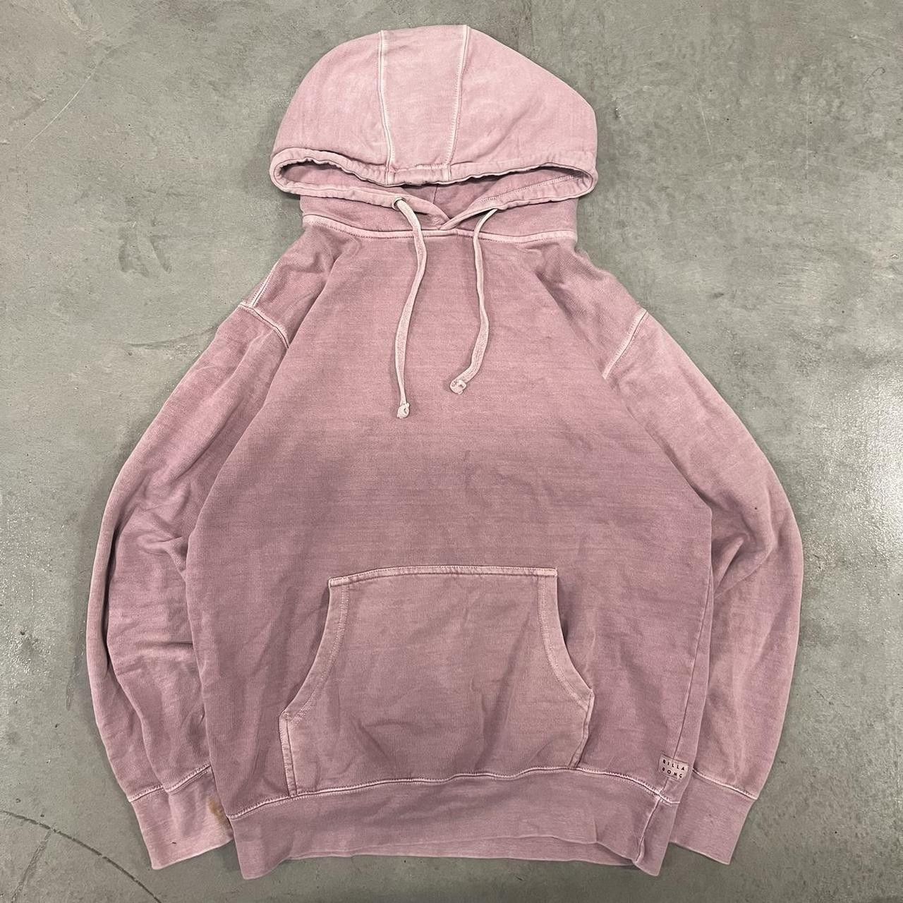 Vintage Crazy Vintage Y2K/2000s BillaBong Wave Washed Blank Rosey Hoodie! Size US M / EU 48-50 / 2 - 1 Thumbnail