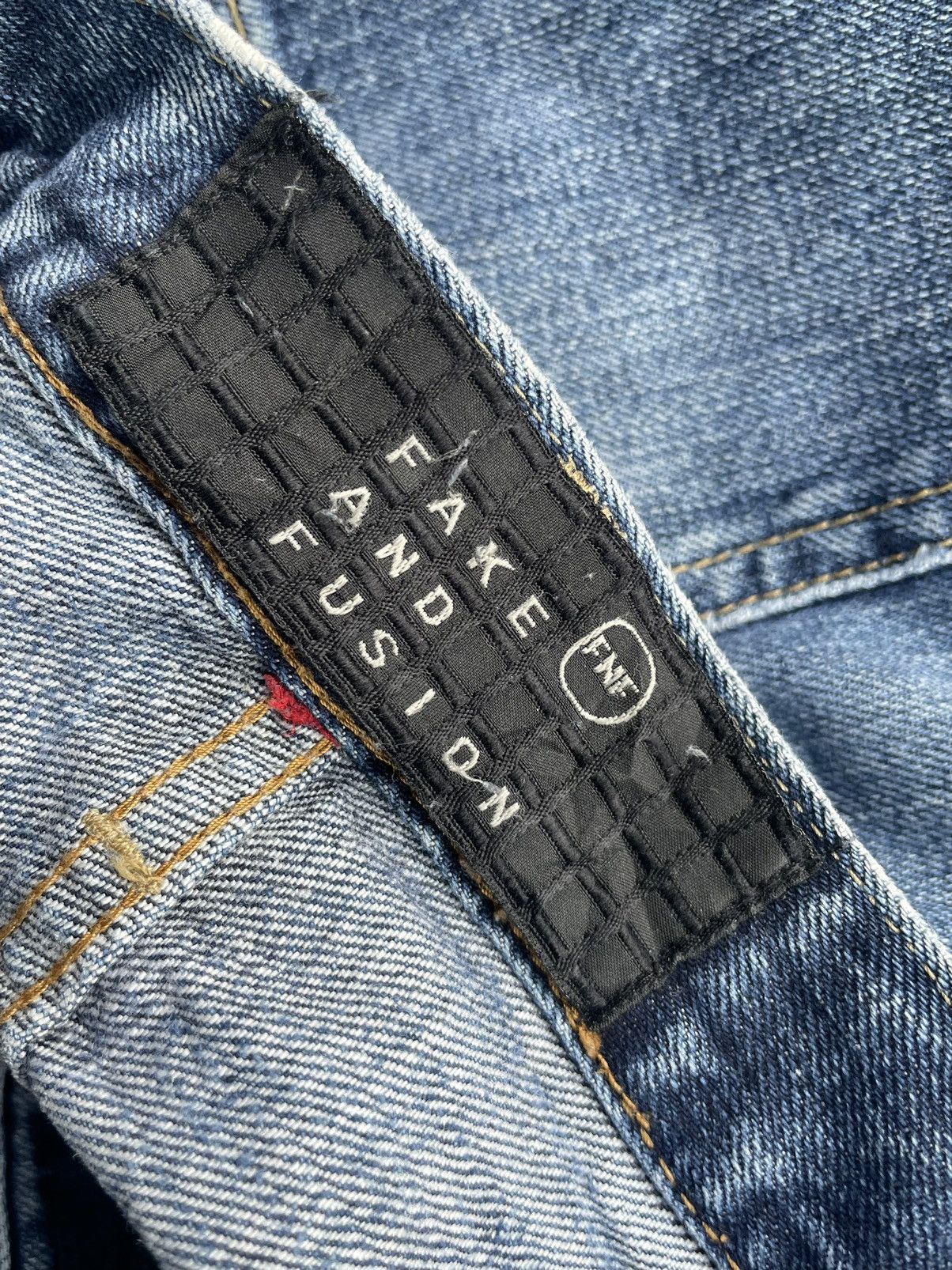 If Six Was Nine Vintage Fake And Fusion x UJ Denim Size US 31 - 14 Thumbnail