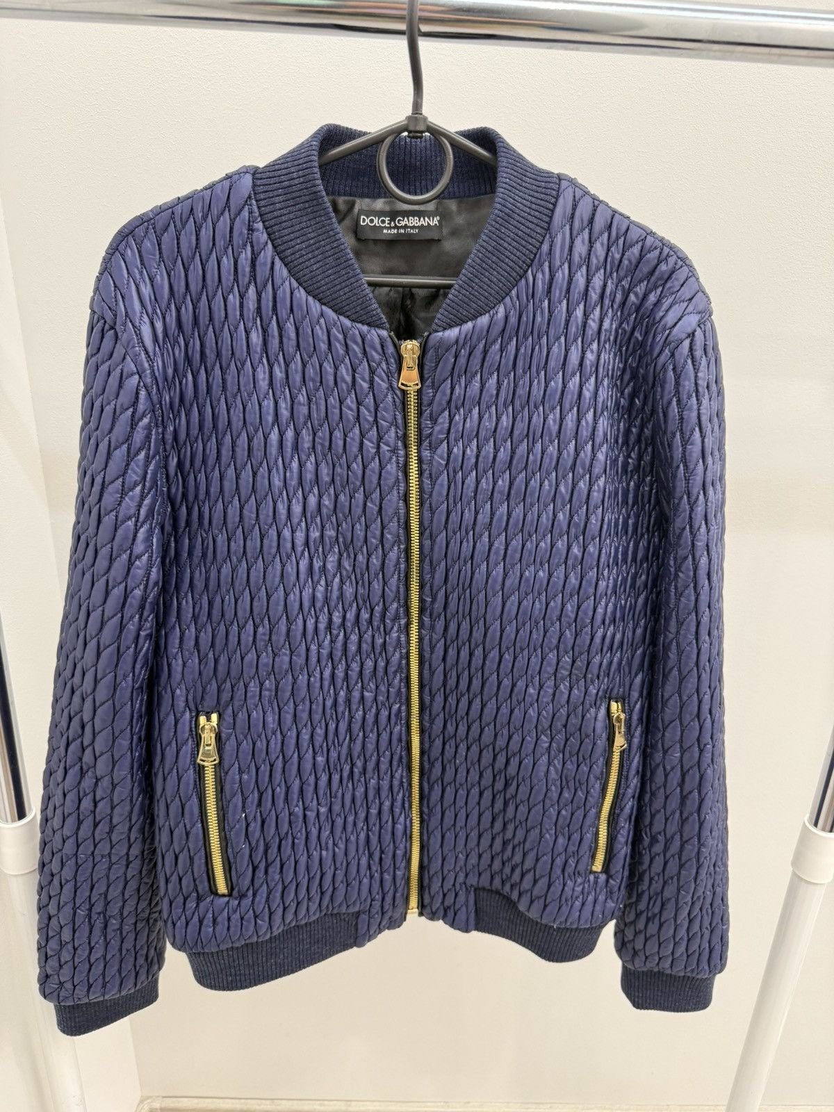 Dolce & Gabbana Dolce & Gabbana Diamond Quilted Nylon Jacket Size US M / EU 48-50 / 2 - 1 Thumbnail