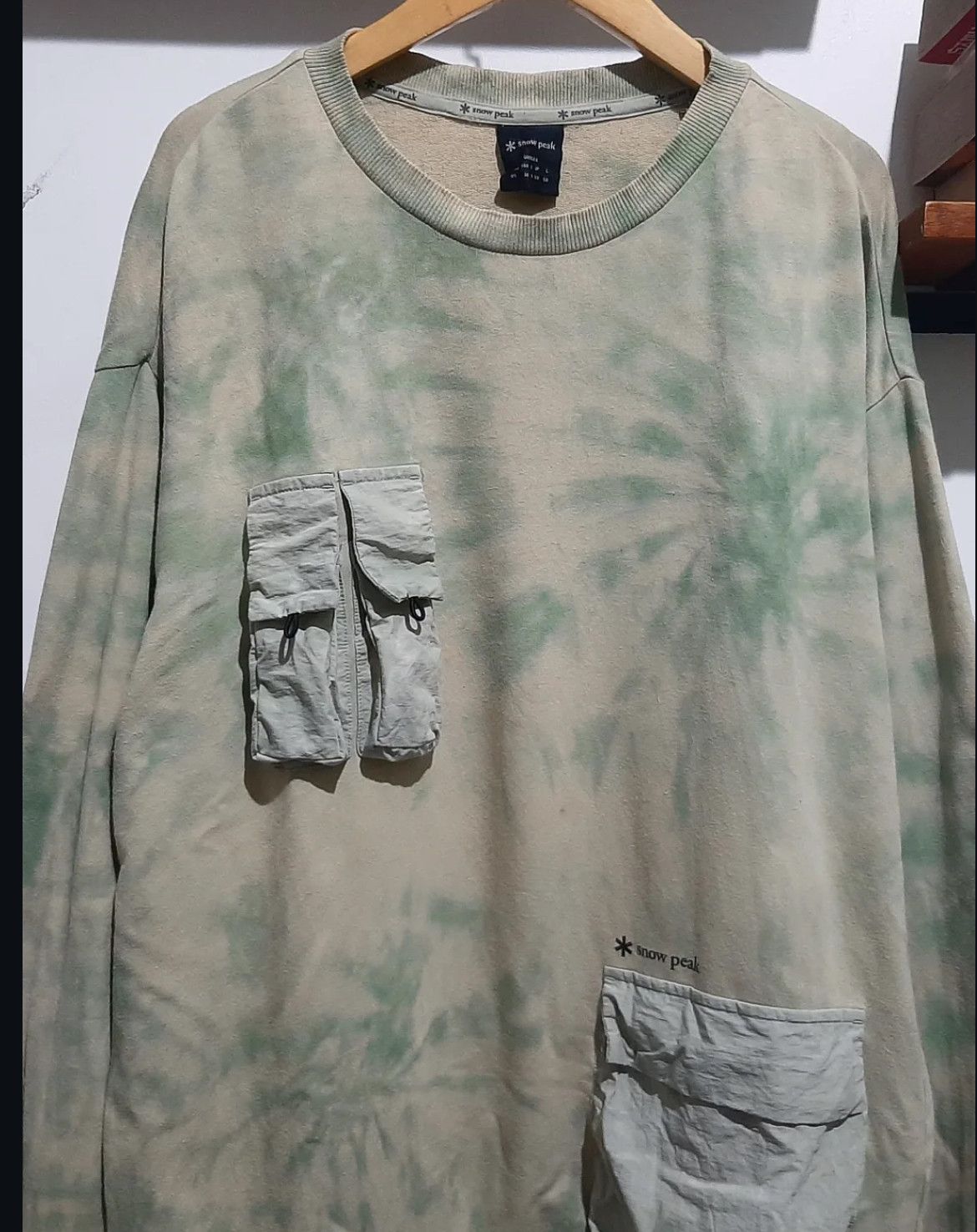 Snow Peak 2000s Snow Peak Tie Dye Tactical Pocker Sweatshirt Size US L / EU 52-54 / 3 - 2 Thumbnail