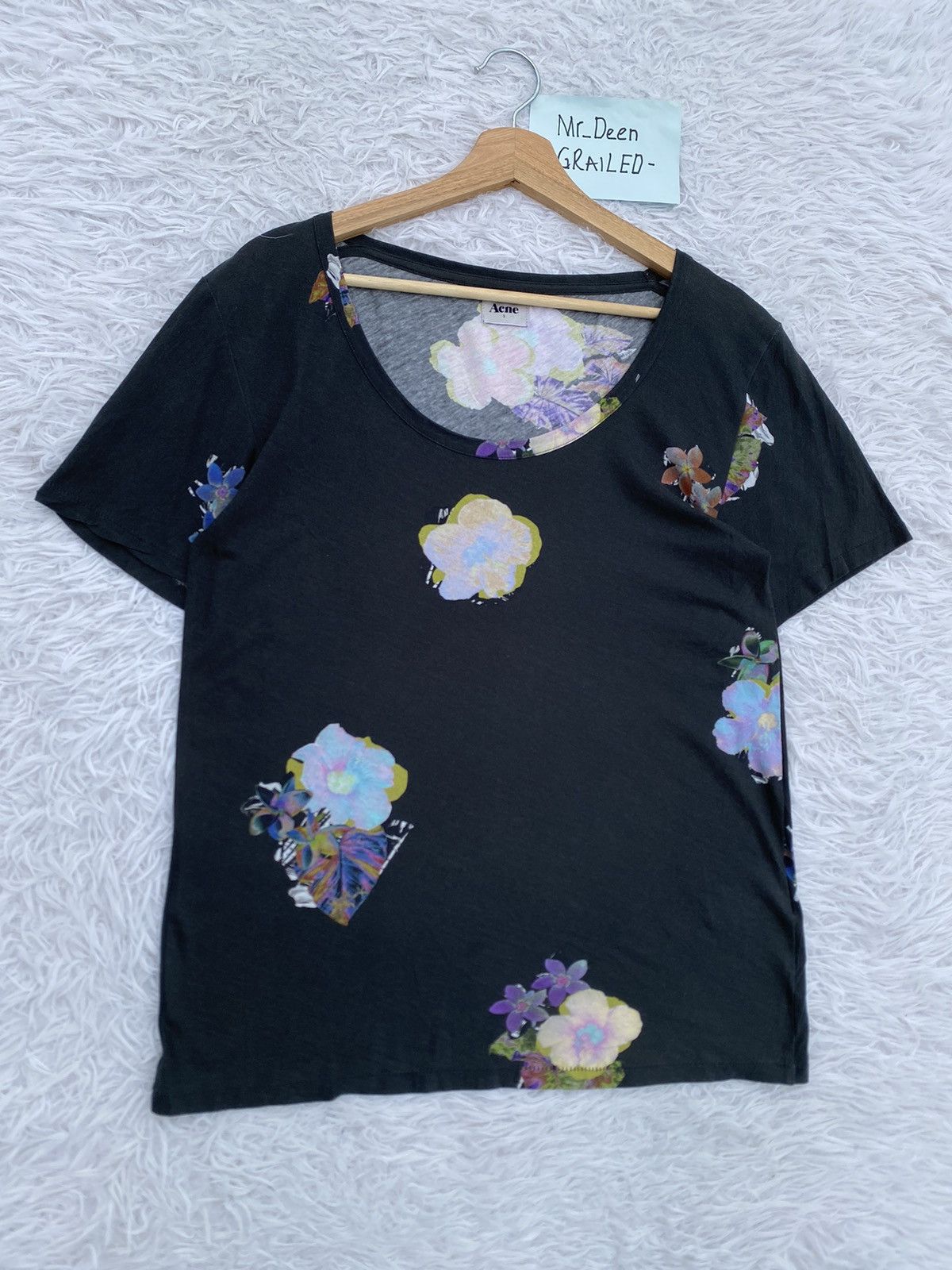 Acne Studios Rare ACNE Studios Florals Tshirt Size US S / EU 44-46 / 1 - 2 Thumbnail