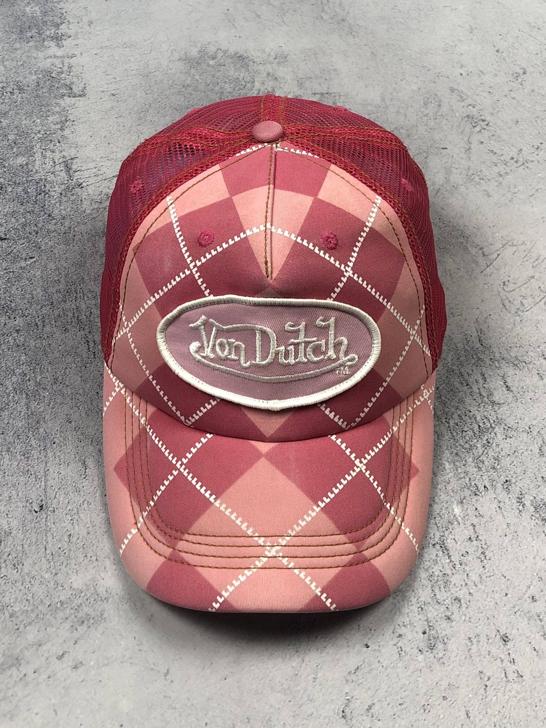 Von Dutch Y2K Von Dutch Plaid Trucker Cap Size ONE SIZE - 1 Thumbnail