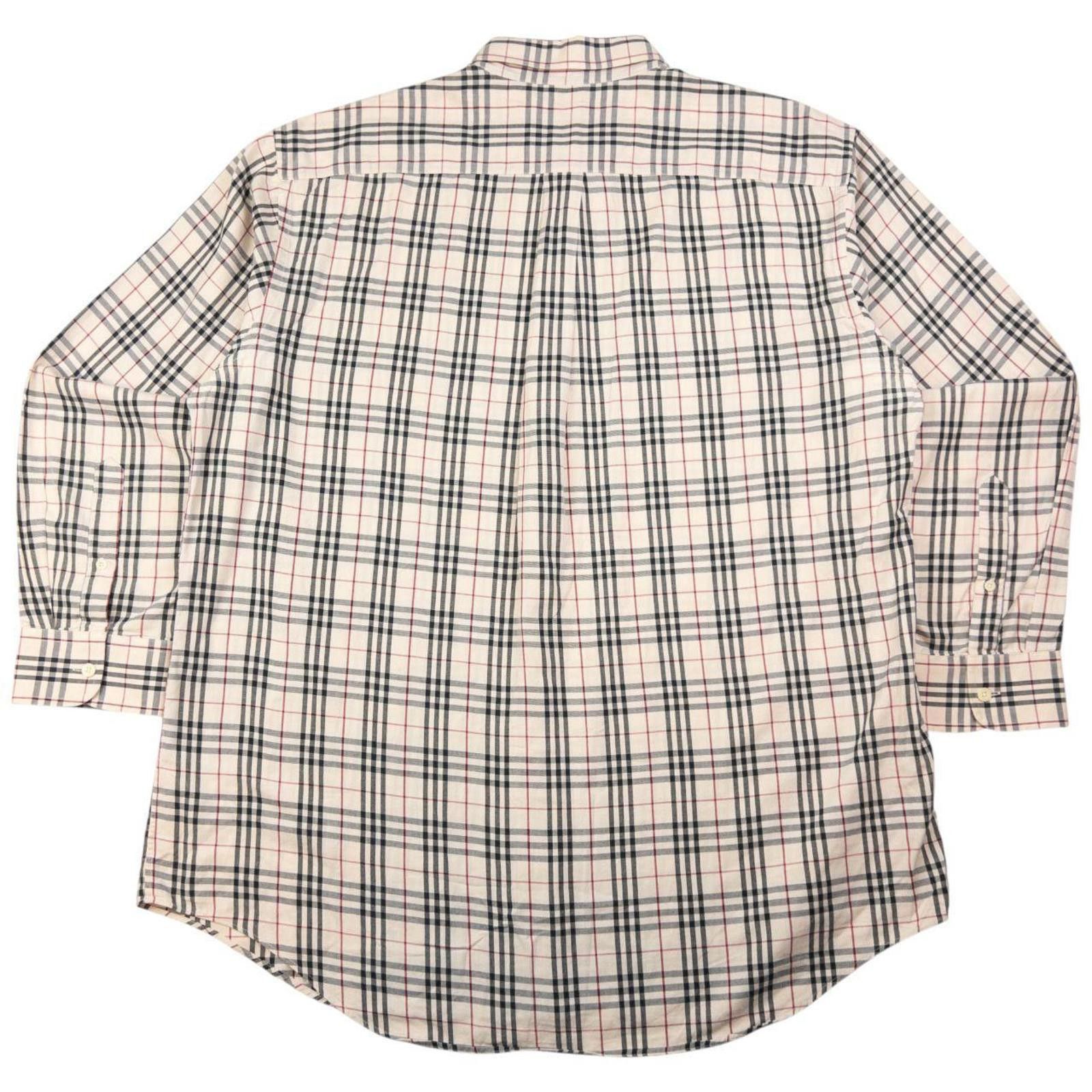 Burberry Vintage Burberry Nova Check Long Sleeve Button Up Shirt XL Size US XL / EU 56 / 4 - 2 Thumbnail