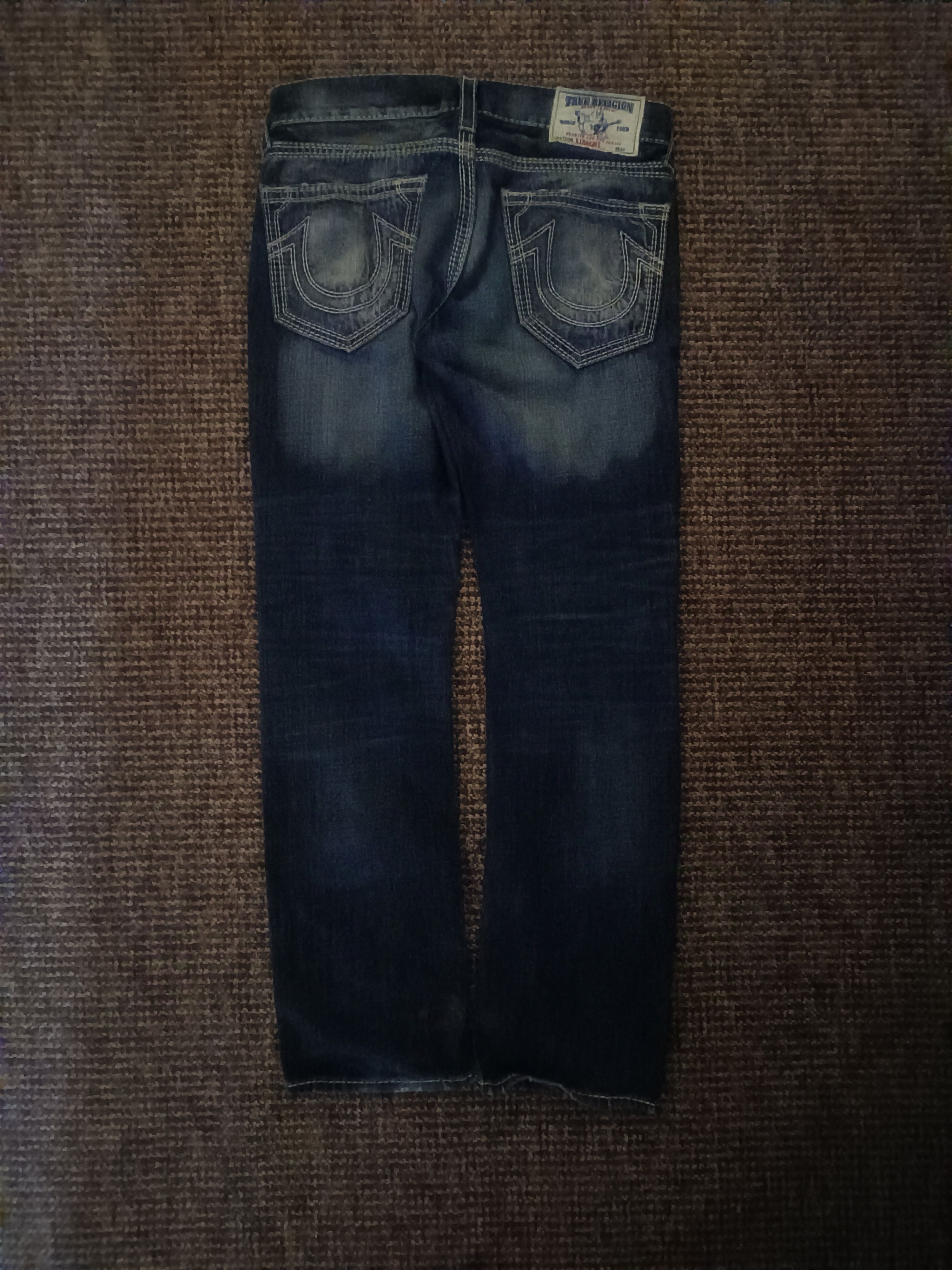 True Religion 🔥🔥 Vintage rare TRUE RELIGION Straight Big QT Size US 31 - 1 Thumbnail