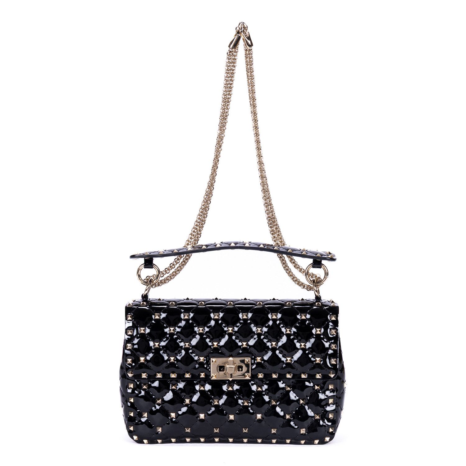 Valentino Rockstud Spike Flap Medium Size ONE SIZE - 1 Thumbnail