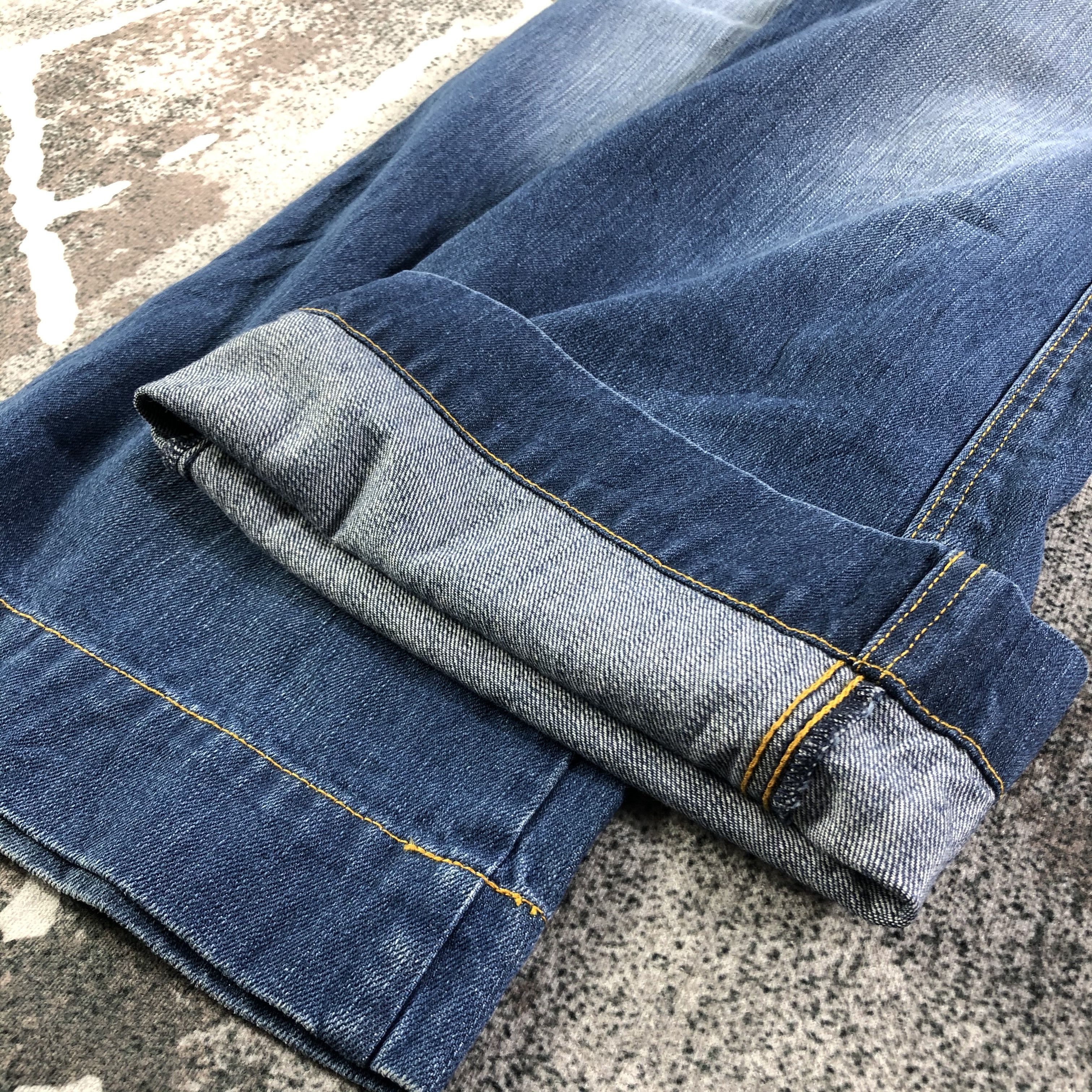 Japanese Brand Grove Blue Flared Jeans KJ2134 Size US 28 / EU 44 - 5 Thumbnail