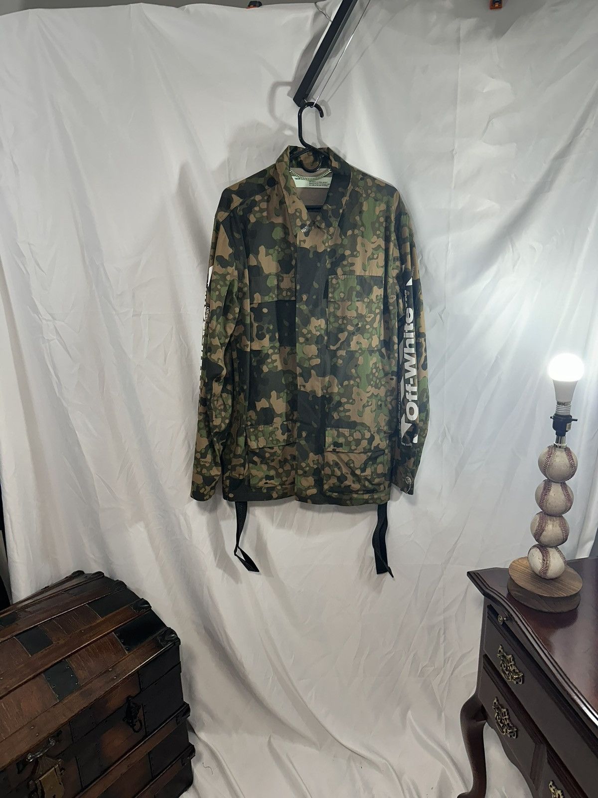 Off-White OFF WHITE CAMO JACKET Size US XL / EU 56 / 4 - 3 Thumbnail