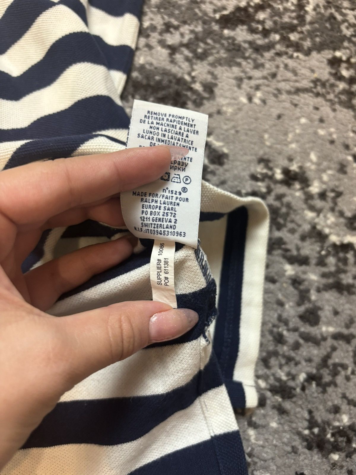 Polo Ralph Lauren × Vintage Polo Ralph Lauren Stripe Cotton Pocket logo Size XS / US 0-2 / IT 36-38 - 5 Thumbnail