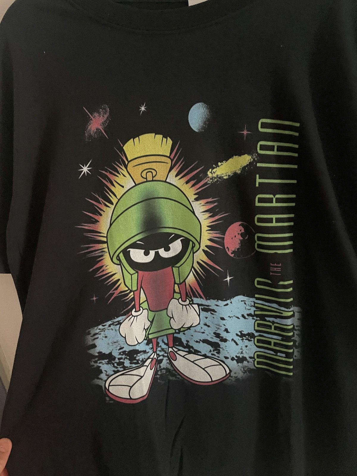 Vintage × Warner Bros Vintage 1990sMarvin The Martian Tee Large Size US L / EU 52-54 / 3 - 1 Thumbnail