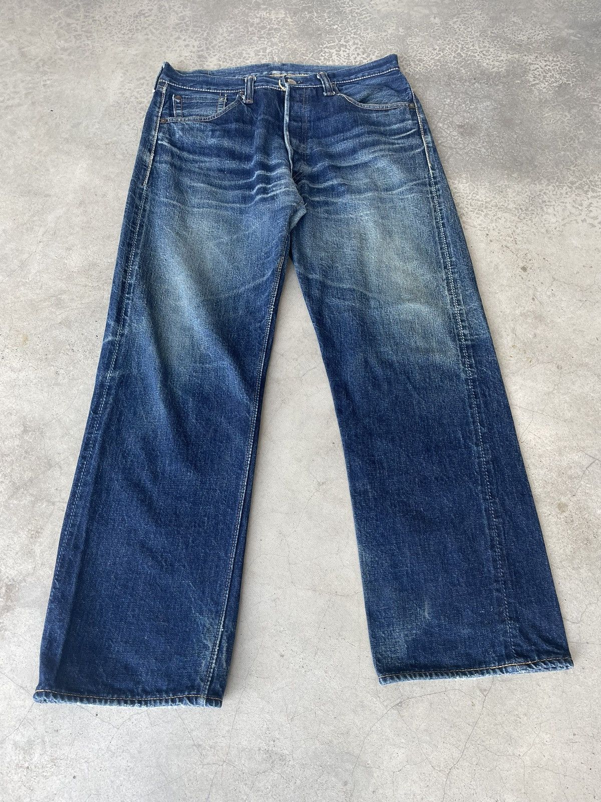 image of Jean x Vintage Warehouse Selvage Denim in Blue, Men's (Size 33)