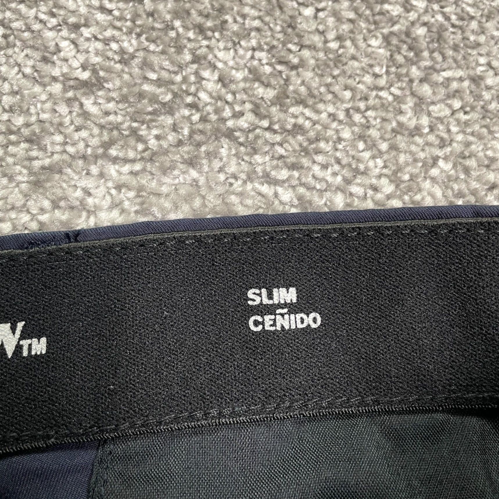 Vintage Goodfellow & Co. Chino Pants Mens 28W 28L Navy Blue Straight Slim Cotton 28x28 Size US 28 / EU 44 - 6 Thumbnail
