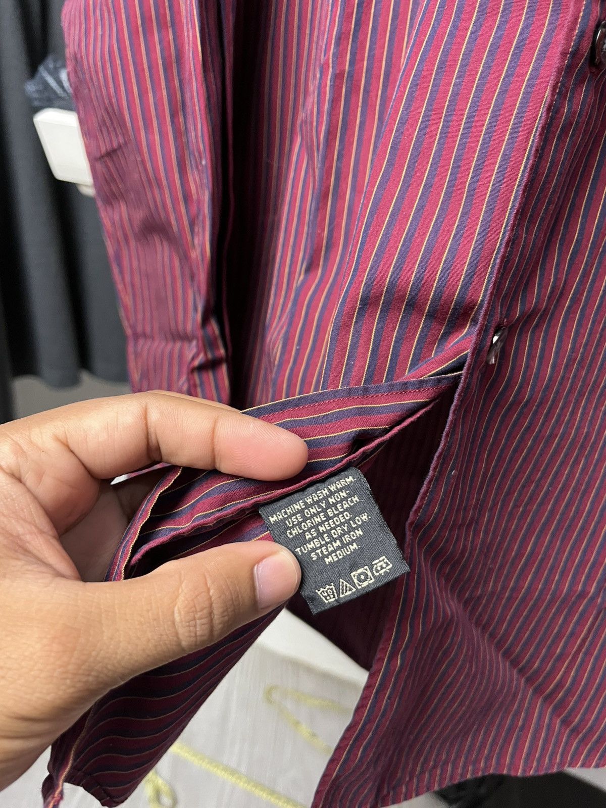 RRL Ralph Lauren Vintage RRL Ralph Lauren Stripe Button up Shirt Size US M / EU 48-50 / 2 - 7 Thumbnail