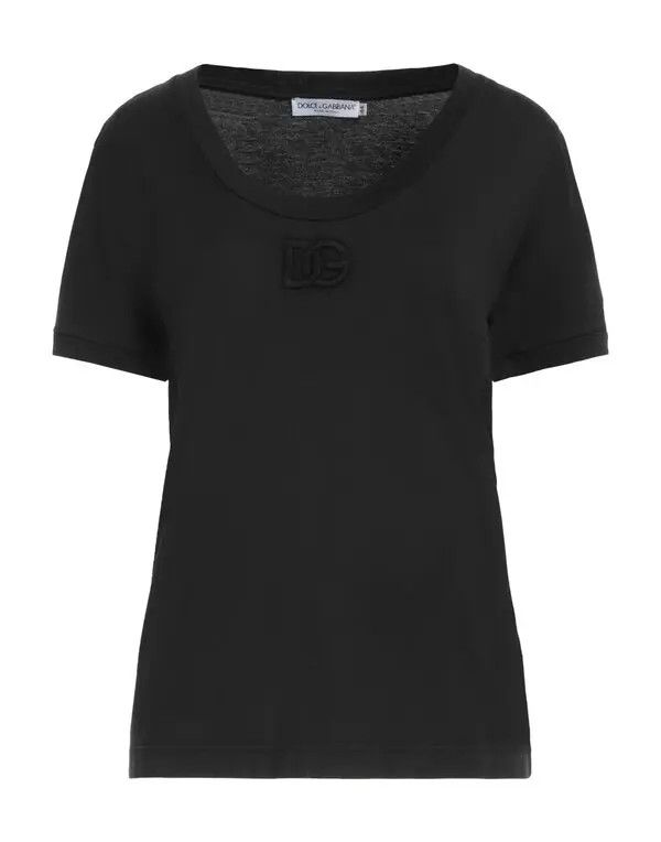 Dolce & Gabbana o1y0925 Crewneck Short Sleeves T-Shirt in Black Size XS / US 0-2 / IT 36-38 - 1 Thumbnail