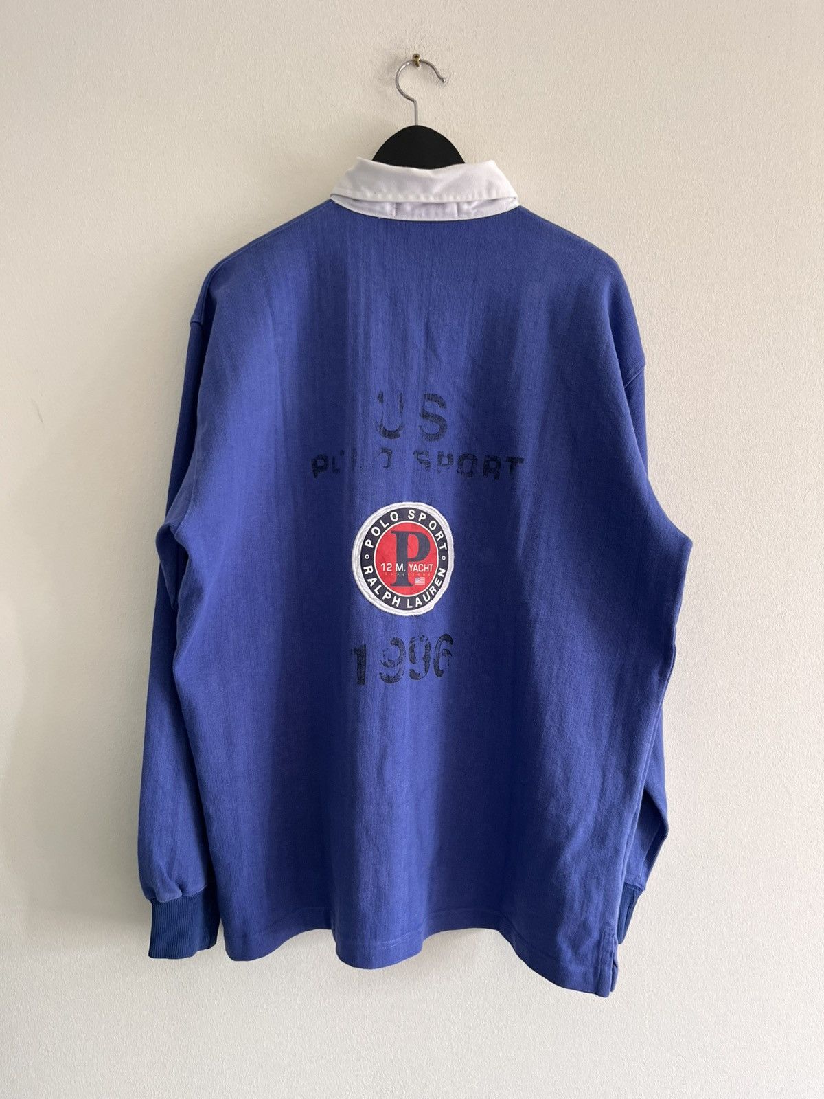 Polo Ralph Lauren 90s Polo Ralph Lauren - 12M Yacht Rugby Shirt Size US XL / EU 56 / 4 - 1 Thumbnail