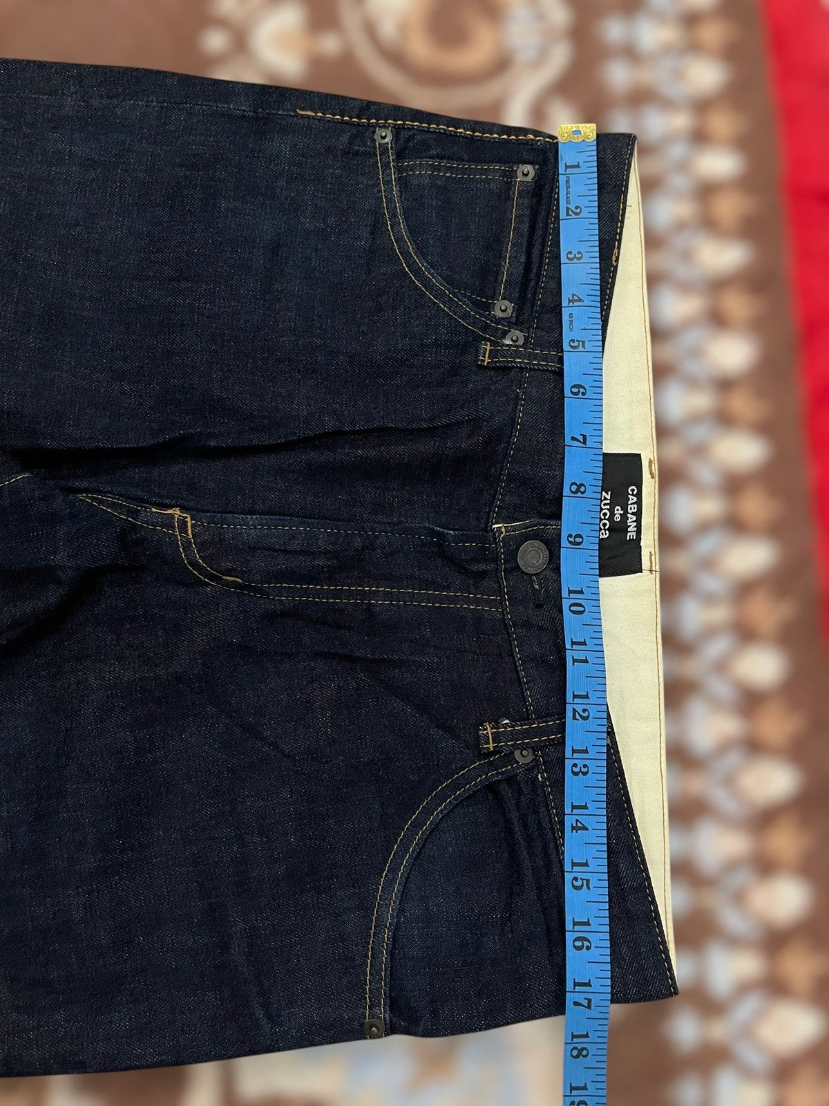 CABANE de ZUCCa × Issey Miyake Issey Miyake Cabana de Zucca Denim Jeans Size US 34 / EU 50 - 3 Thumbnail