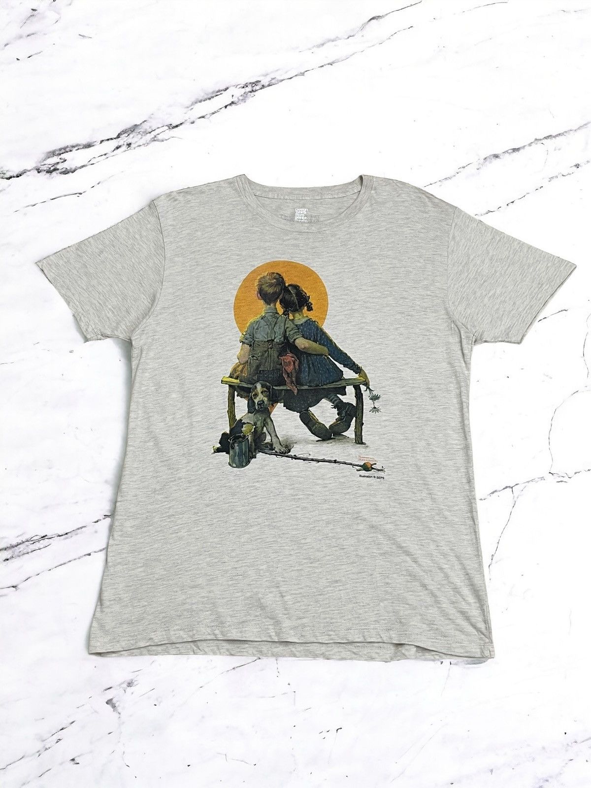 The Saturday Evening Post “Little Spooners” Normal Rockwell