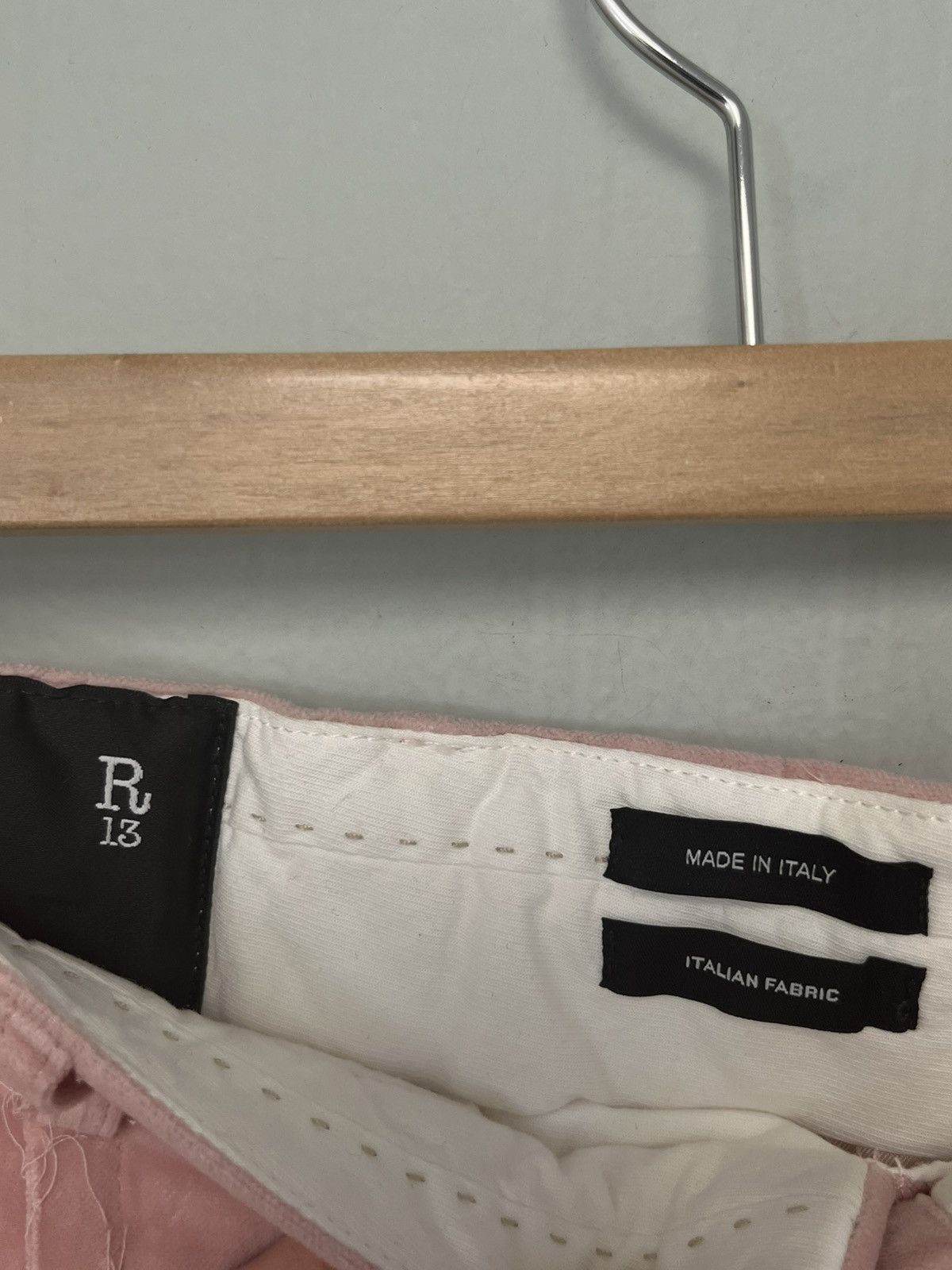 R13 R13 inverted pink trouser. Size 25 Size 25" / US 0 / IT 36 - 10 Thumbnail