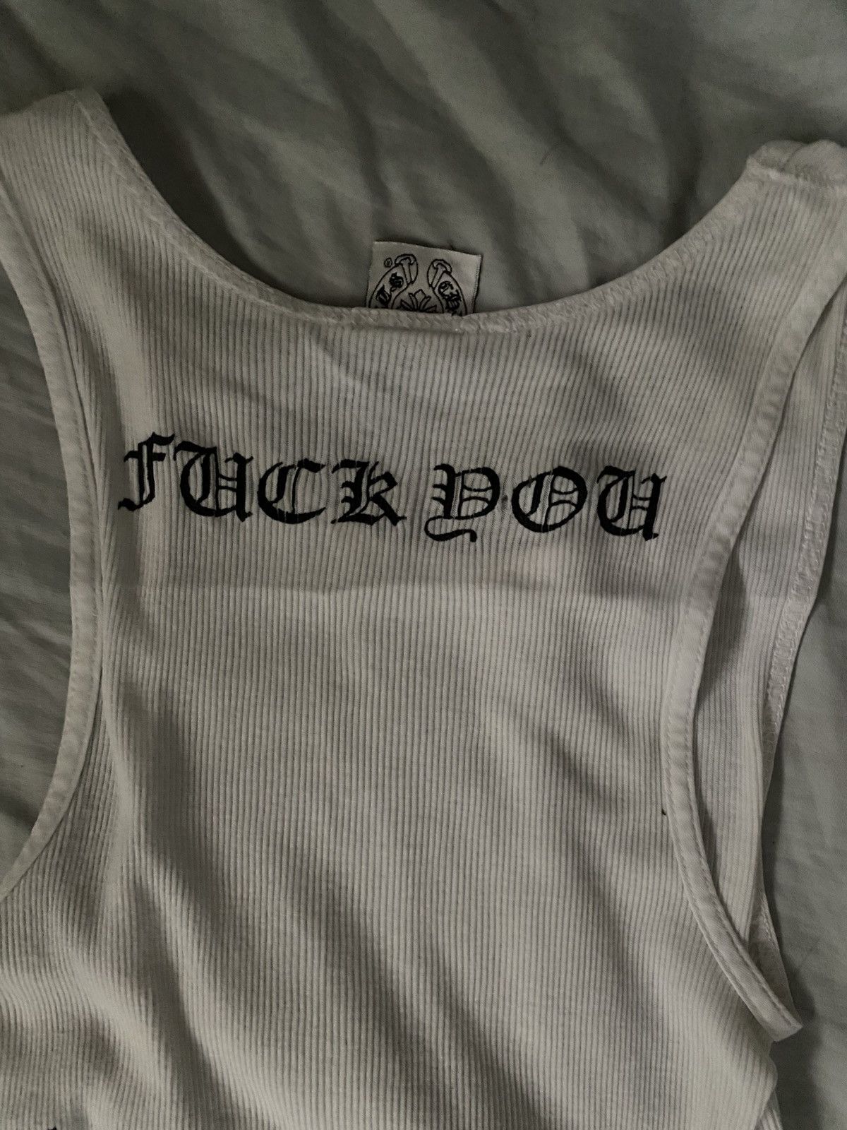 Chrome Hearts Chrome hearts tank top Fuck You Size US S / EU 44-46 / 1 - 3 Thumbnail