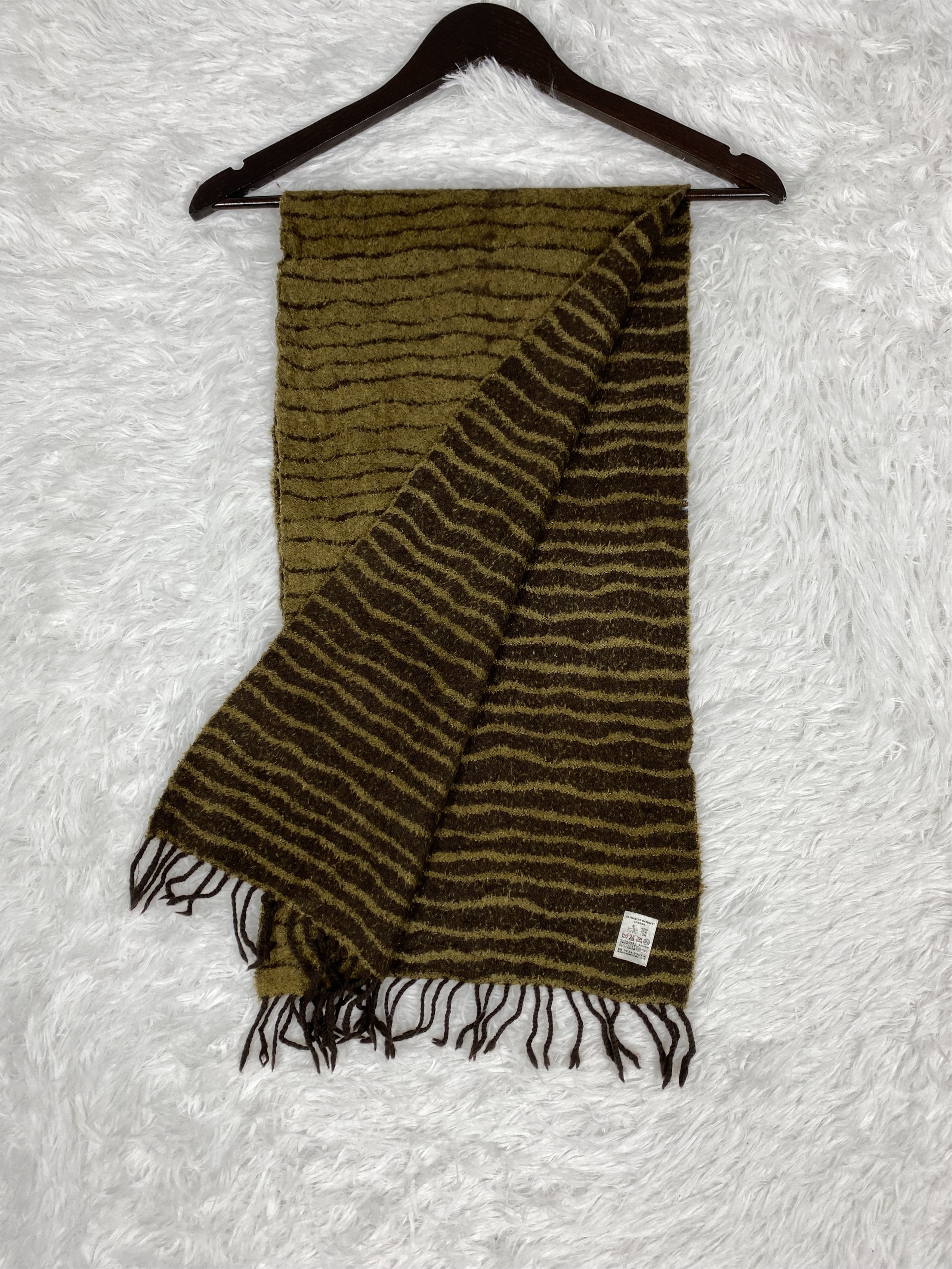 Katharine Hamnett London Vintage Katharine Hamnett Scarf / Muffler Neckwear PM0107 Size ONE SIZE - 6 Thumbnail