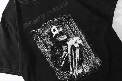 VIBE Skeleton Skull Short Sleeve Shirt Size US L / EU 52-54 / 3 - 4 Thumbnail