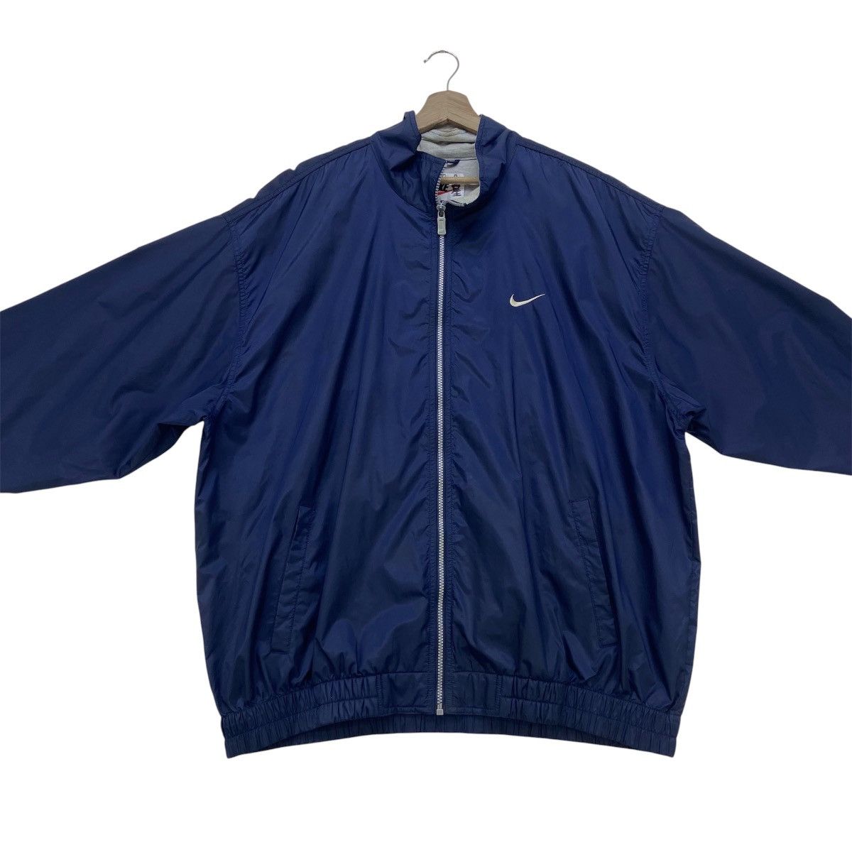 Nike Vintage Nike Swoosh Zipper Light Jacket Size US XXL / EU 58 / 5 - 2 Thumbnail