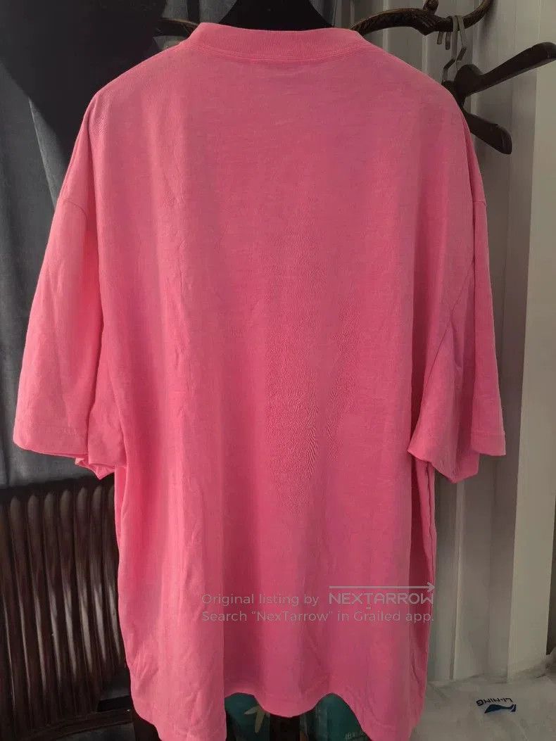 Balenciaga Balenciaga SS21 Embroidered Pink T-shirt. Size US S / EU 44-46 / 1 - 2 Thumbnail