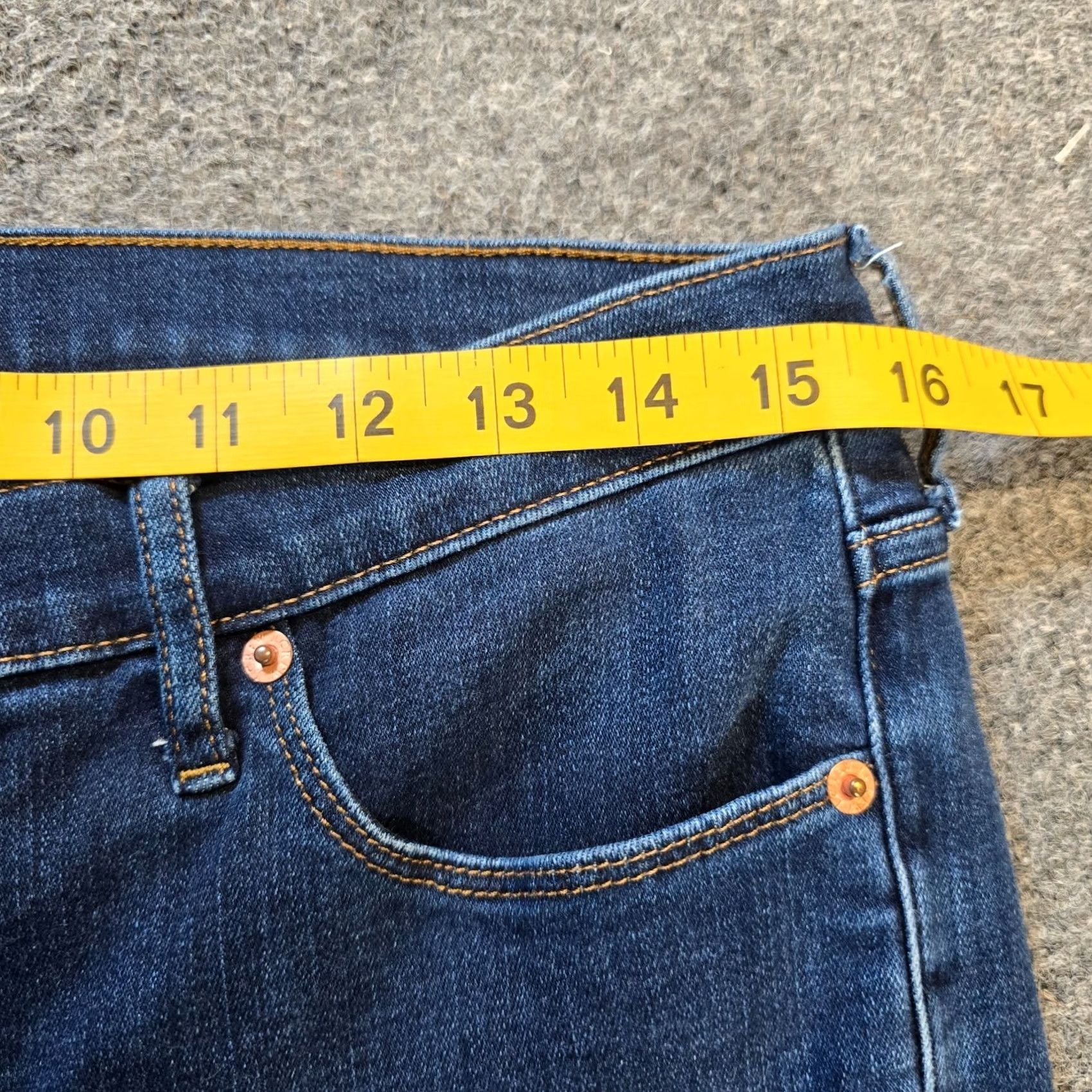 J.Crew J.CREW Jeans Womens 27 Blue Full Length Flare Stretch Mid Rise Casual Capsule Regular Denim 5-Pocket Inseam 32 Size 27" / US 4 / IT 40 - 7 Thumbnail