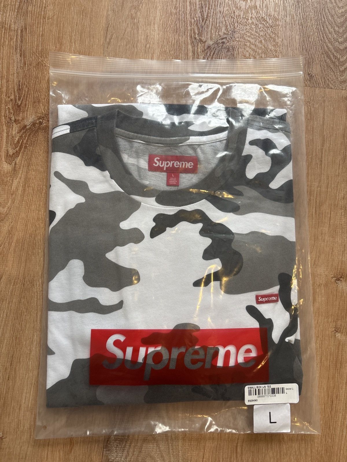 Supreme Supreme Small Box L/S Tee Leopard Large FW24 SHIPS FAST