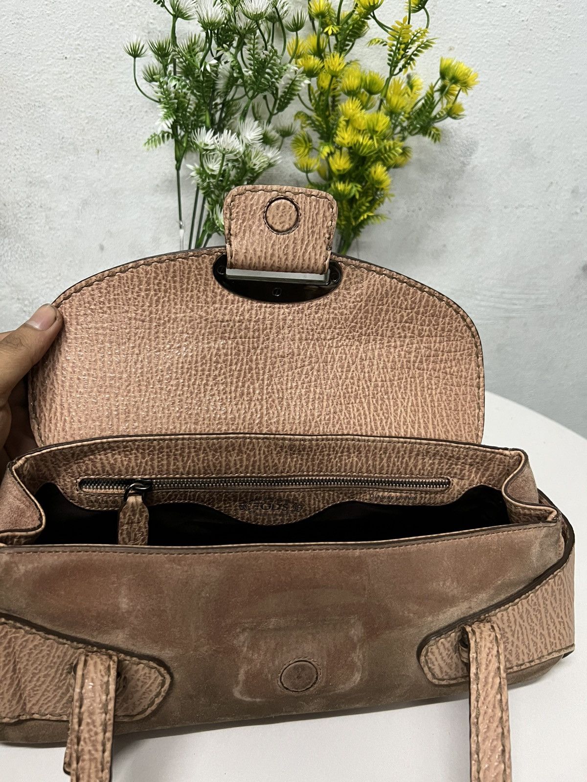 Tod's × Vintage Vintage Tod’s Suede Leather Size ONE SIZE - 7 Thumbnail