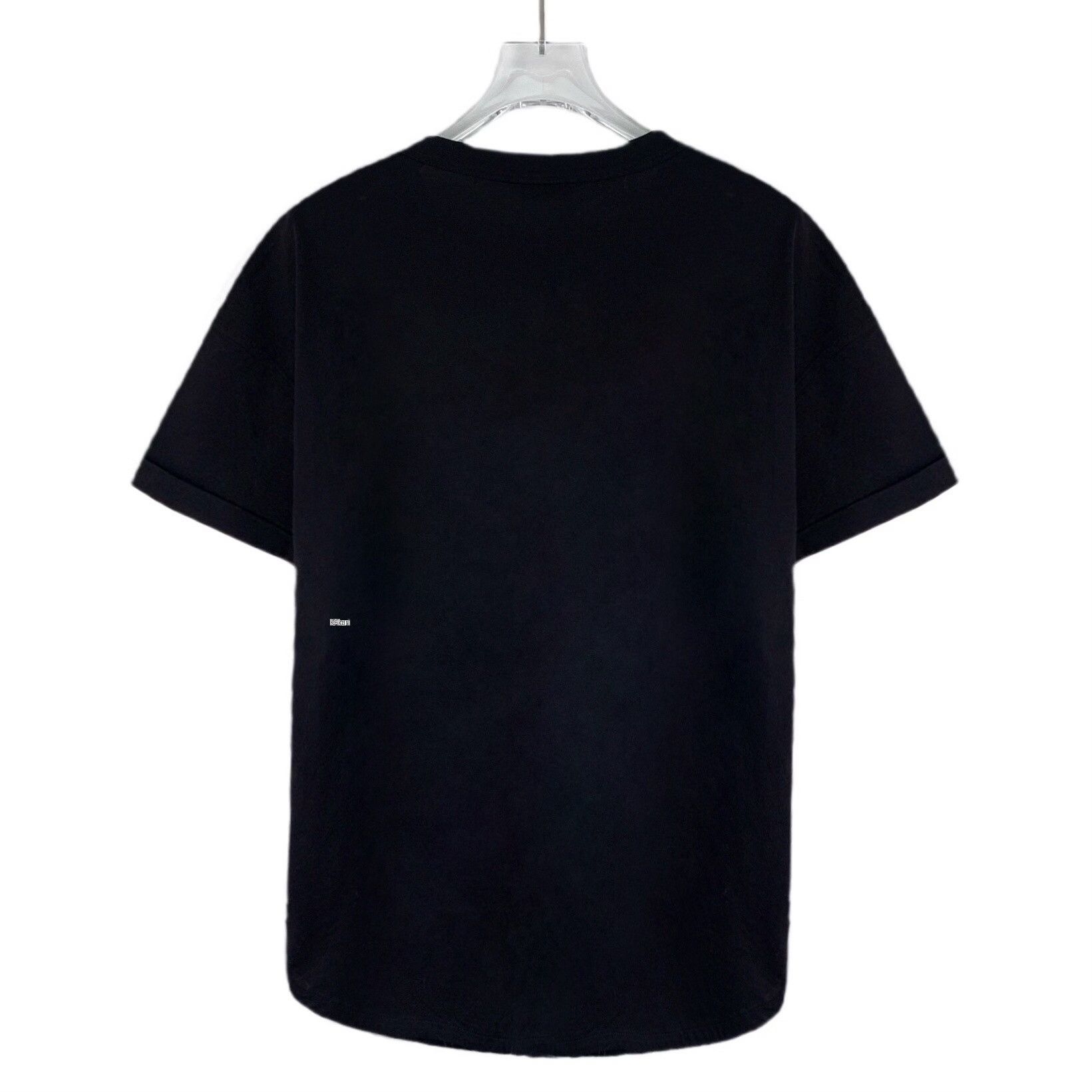 Brunello Cucinelli Brunello Cucinelli Black Beaded Pocket Cotton T-shirt Size US L / EU 52-54 / 3 - 2 Thumbnail