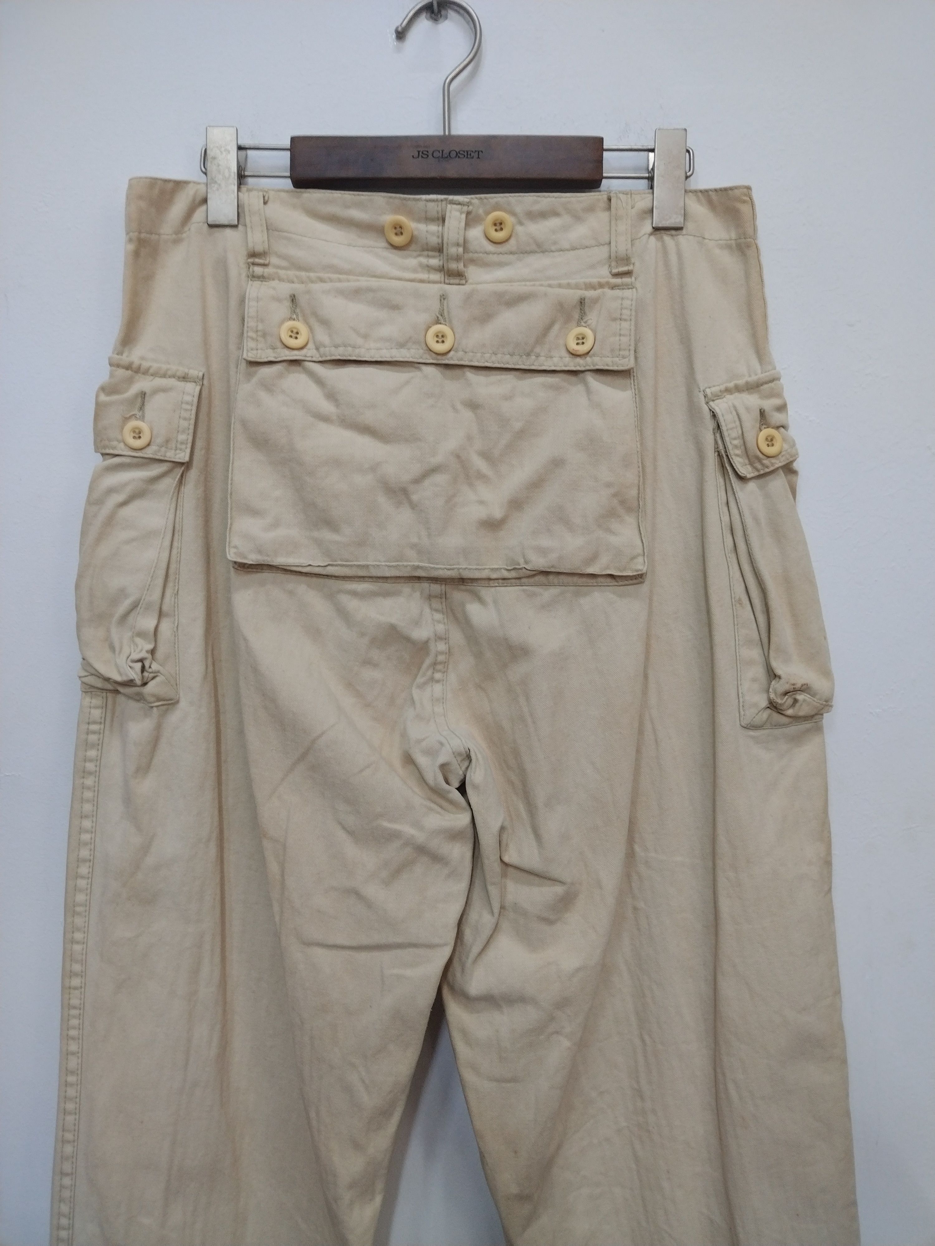 Japanese Brand Vtg harringbone cotton twill Monkey Pants Size US 32 / EU 48 - 11 Thumbnail