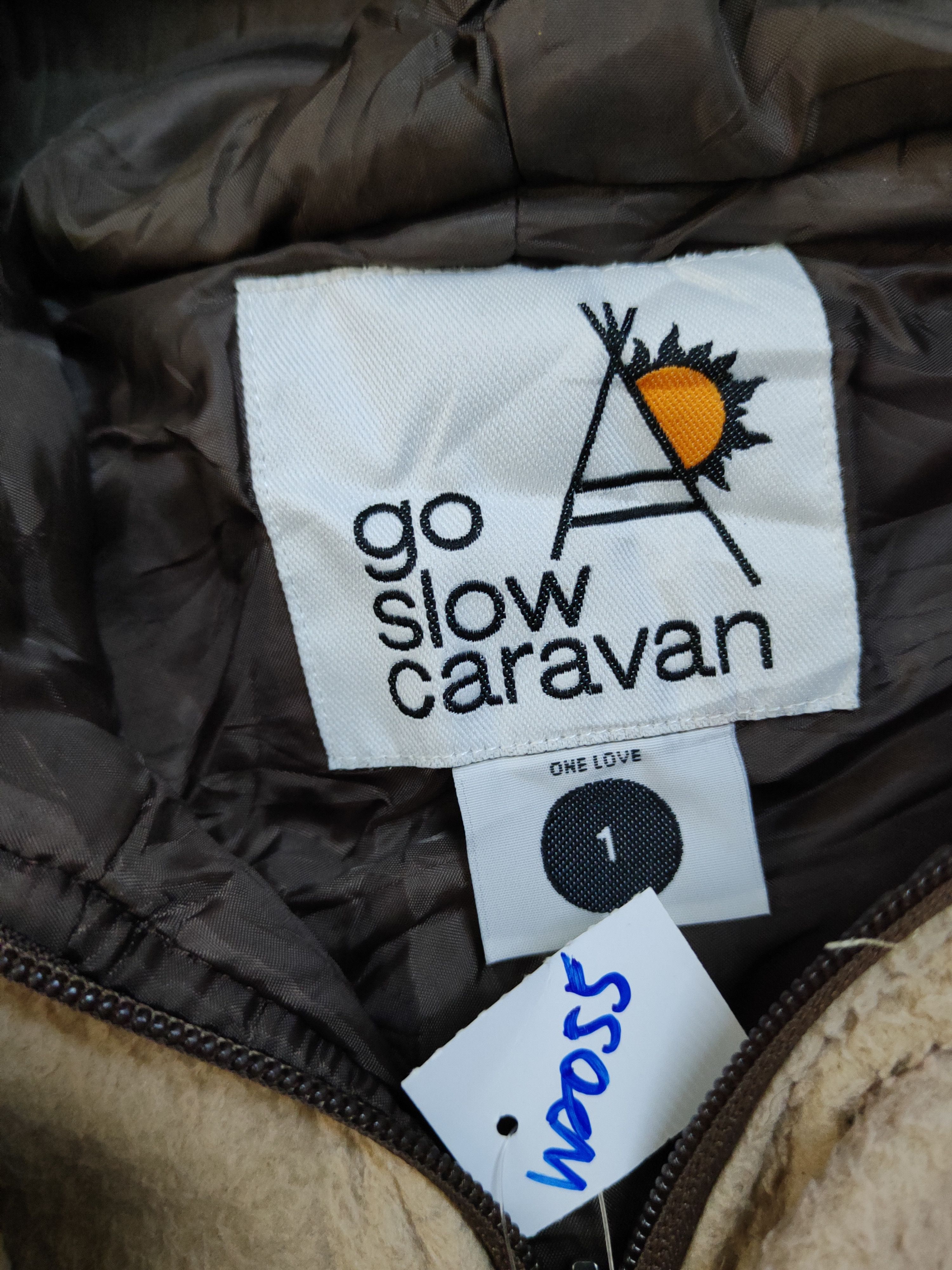 go slow caravan Go Slow Caravan Brown fleece Fur Faux Hoodie Sweaters #W2055 Size US S / EU 44-46 / 1 - 13 Thumbnail