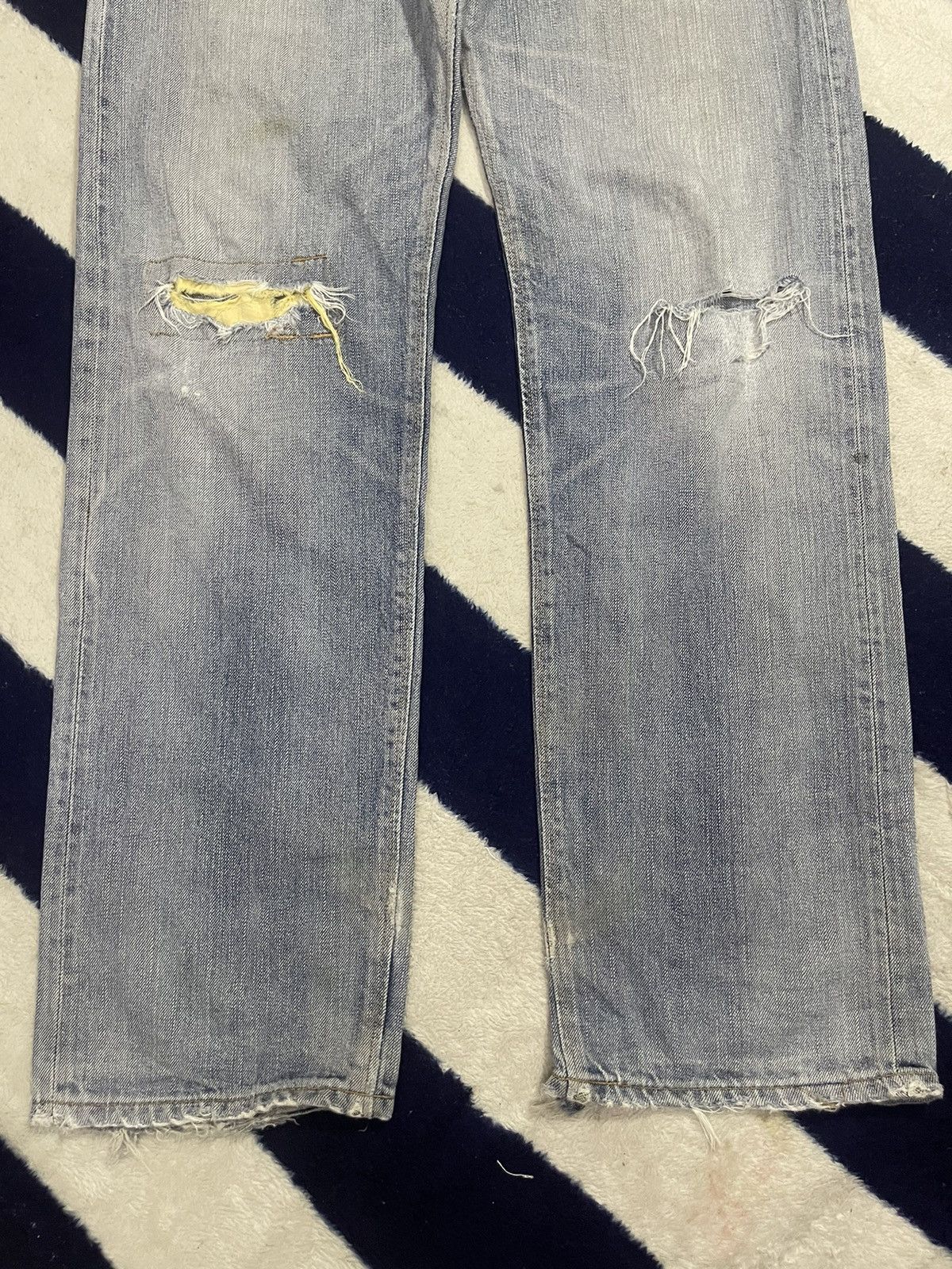 Edwin × Japanese Brand Edwin Selvedge Distressed Jeans (14) Size US 36 / EU 52 - 18 Thumbnail
