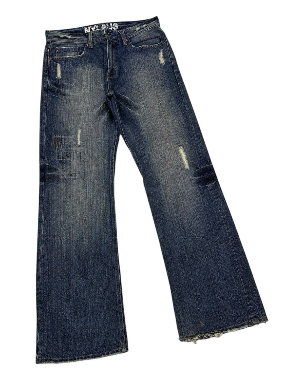 Hysteric Glamour 💥RARE💥BAGGY FLARED JEANS NYLAUS JAPANESE FLARE DENIM JEANS Size US 34 / EU 50 - 6 Thumbnail