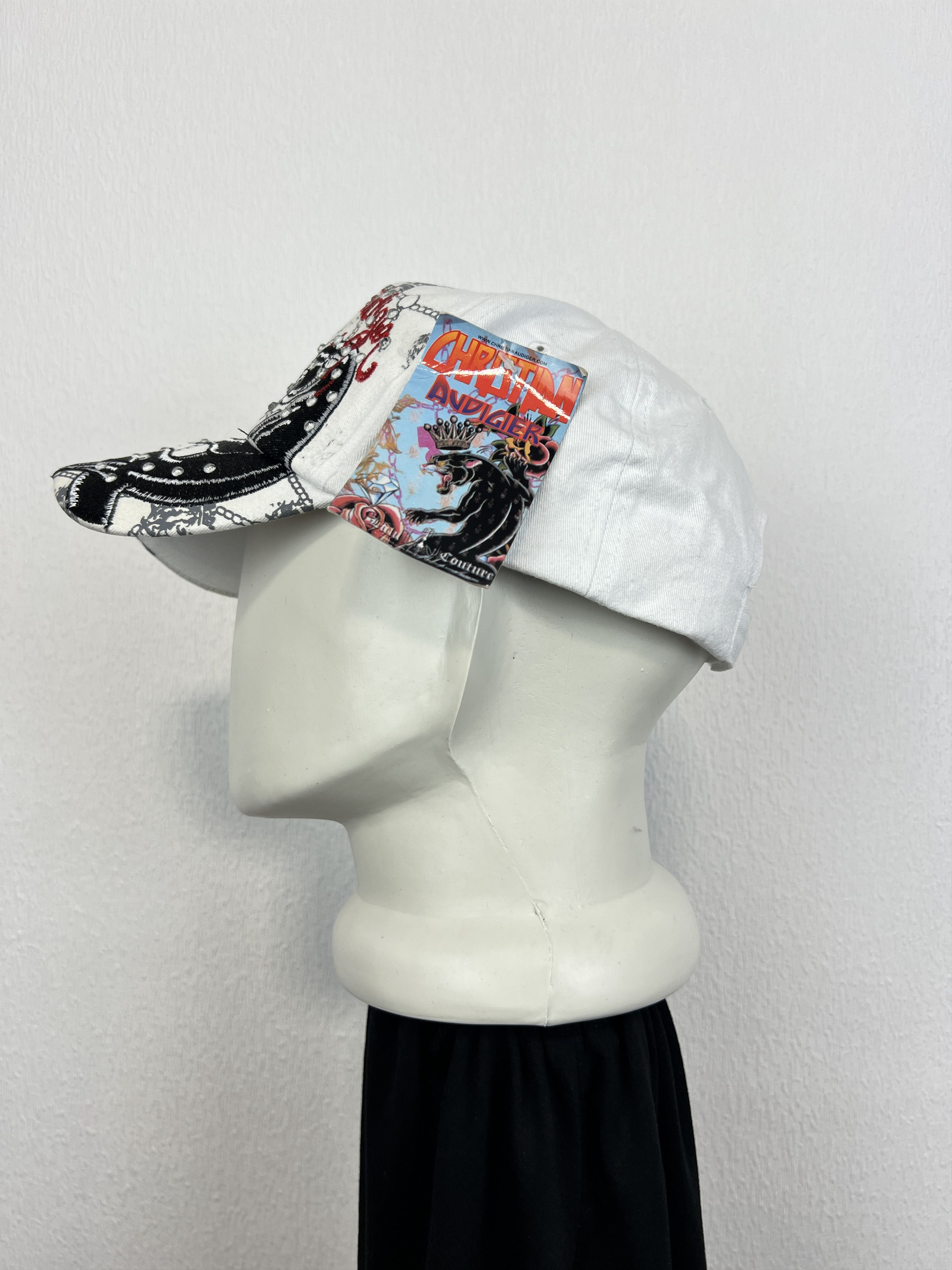 Ed Hardy Ed Hardy Christian Audigier Skull Tiger Cap Hat Love Kills Size ONE SIZE - 4 Thumbnail