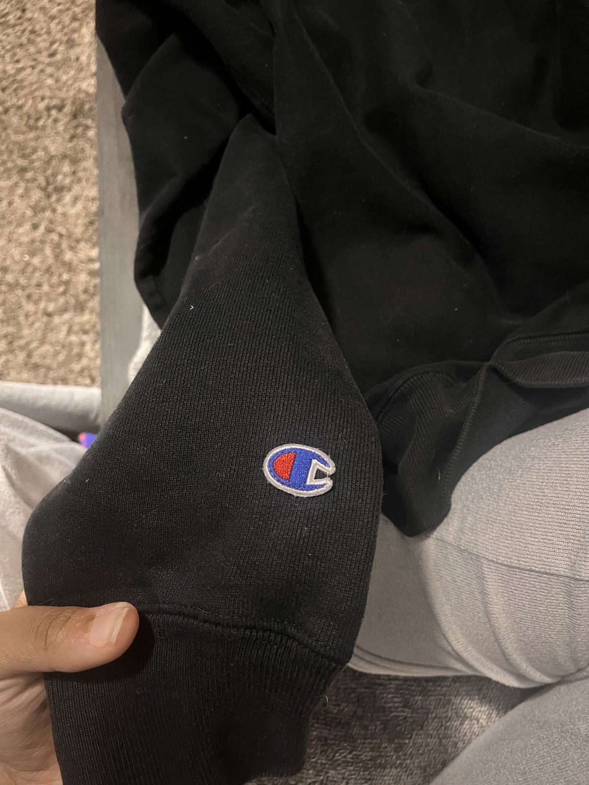 Champion Black Champion Reverse Weave Sweatshirt- Size Medium Size US M / EU 48-50 / 2 - 3 Thumbnail