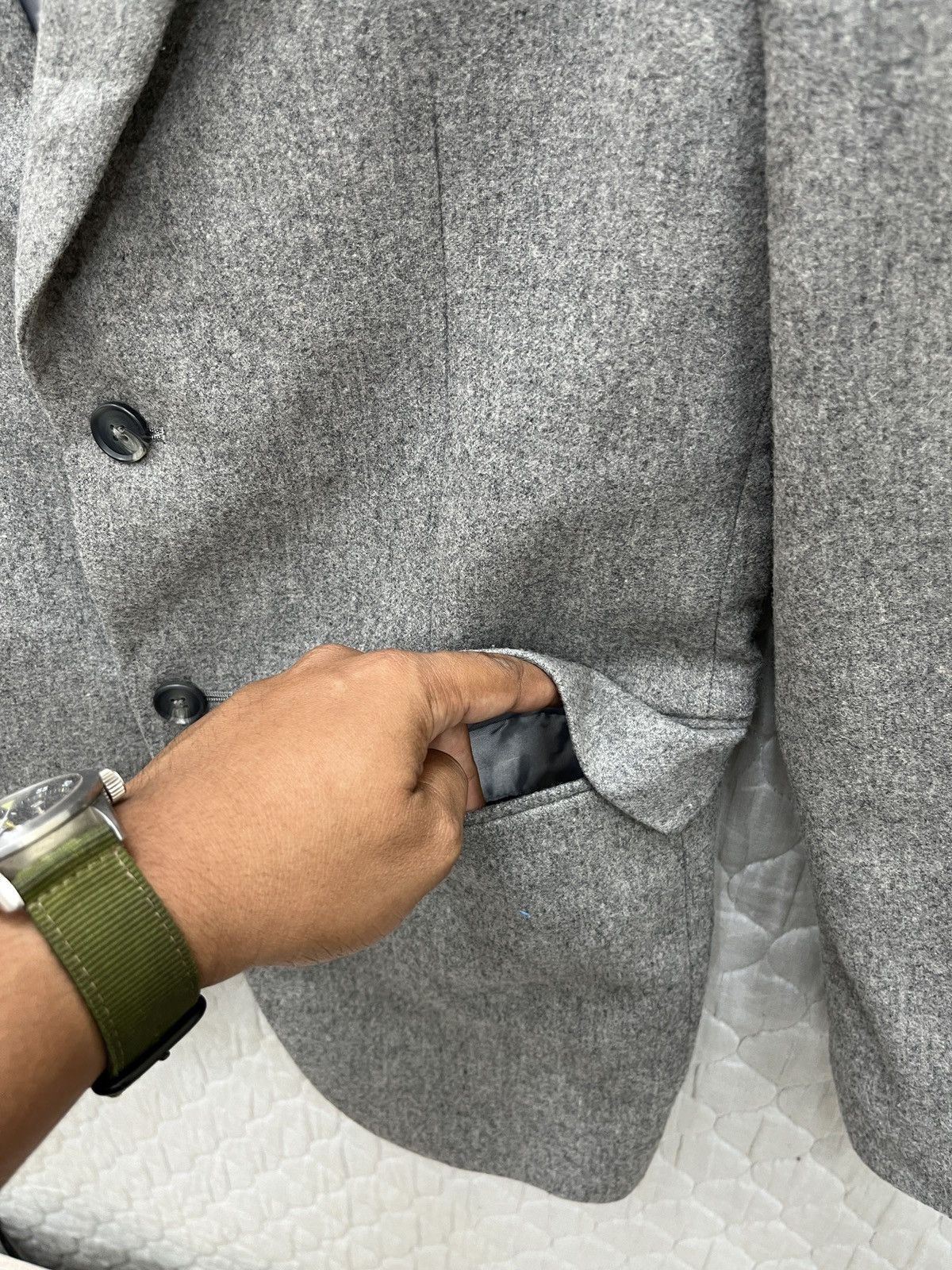 Jil Sander × Uniqlo A(59). JIL SANDER X UNIQLO BLAZER JACKET Size S / US 4 / IT 40 - 12 Thumbnail
