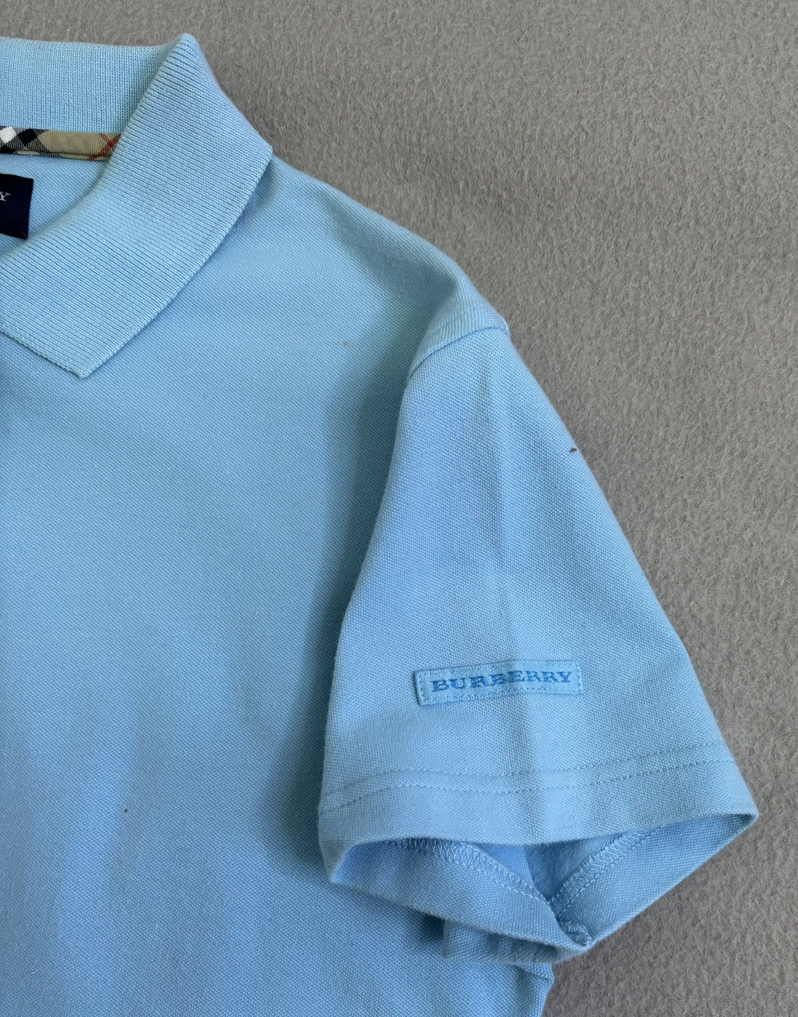 Burberry × Vintage Burberry Polo Golf vintage baby blue Medium Size M / US 6-8 / IT 42-44 - 5 Thumbnail