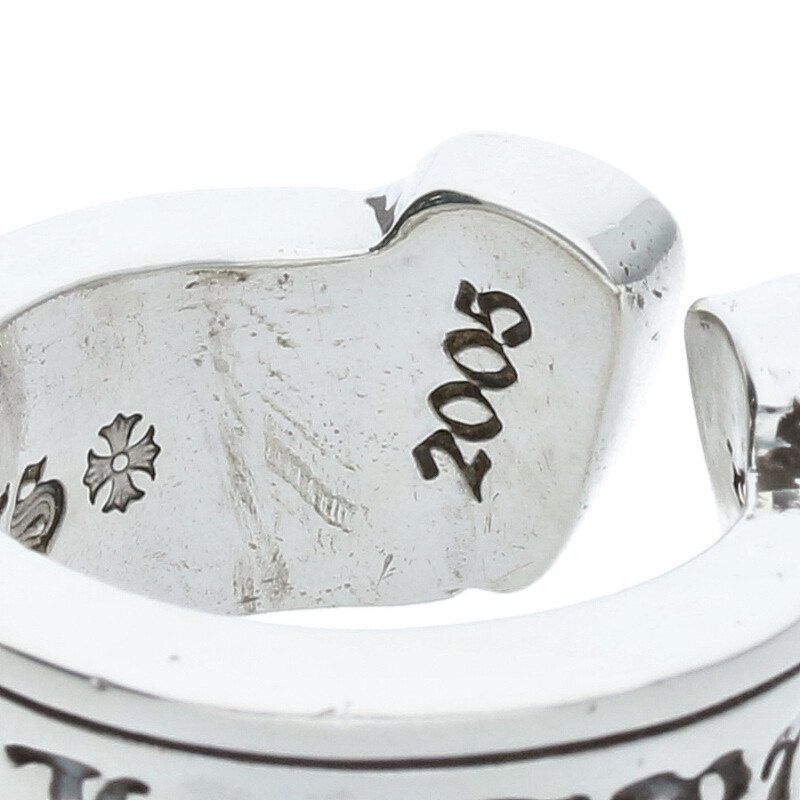 Chrome Hearts CHROME HEARTS Large Scroll Label Silver Ring Size ONE SIZE - 4 Thumbnail