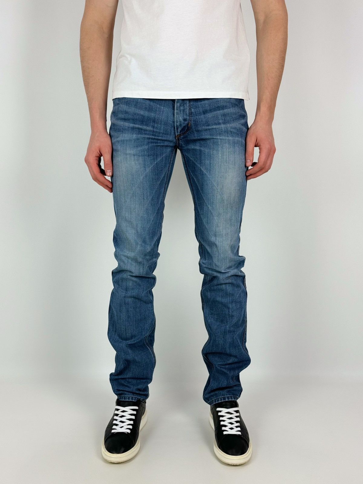 Acne Studios Acne Max Stencil Blue Jeans Size 31x34 Size US 31 - 1 Thumbnail