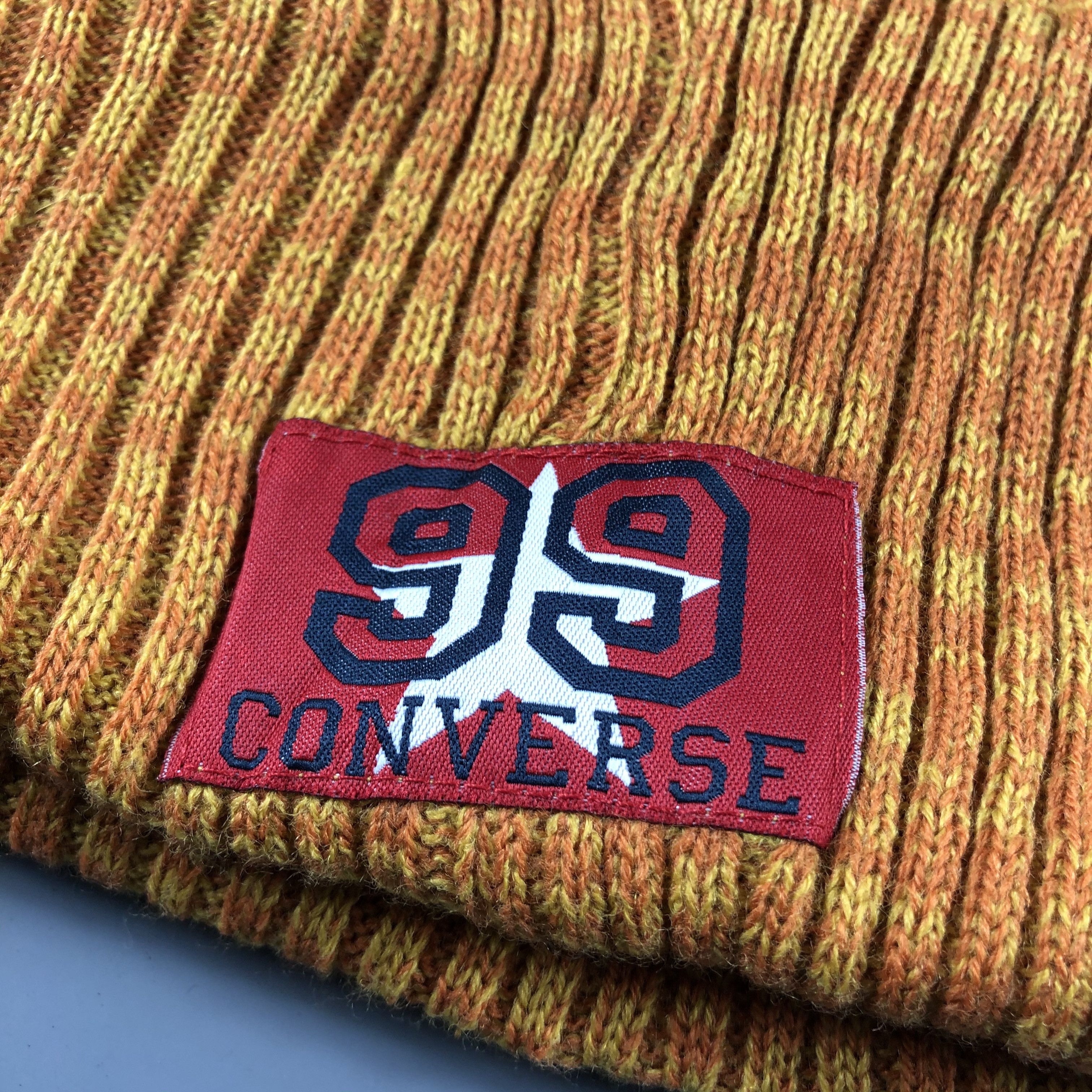 Converse × Vintage Converse Stripe Beanie Snow Hat Snow Cap -D587 Size ONE SIZE - 5 Thumbnail