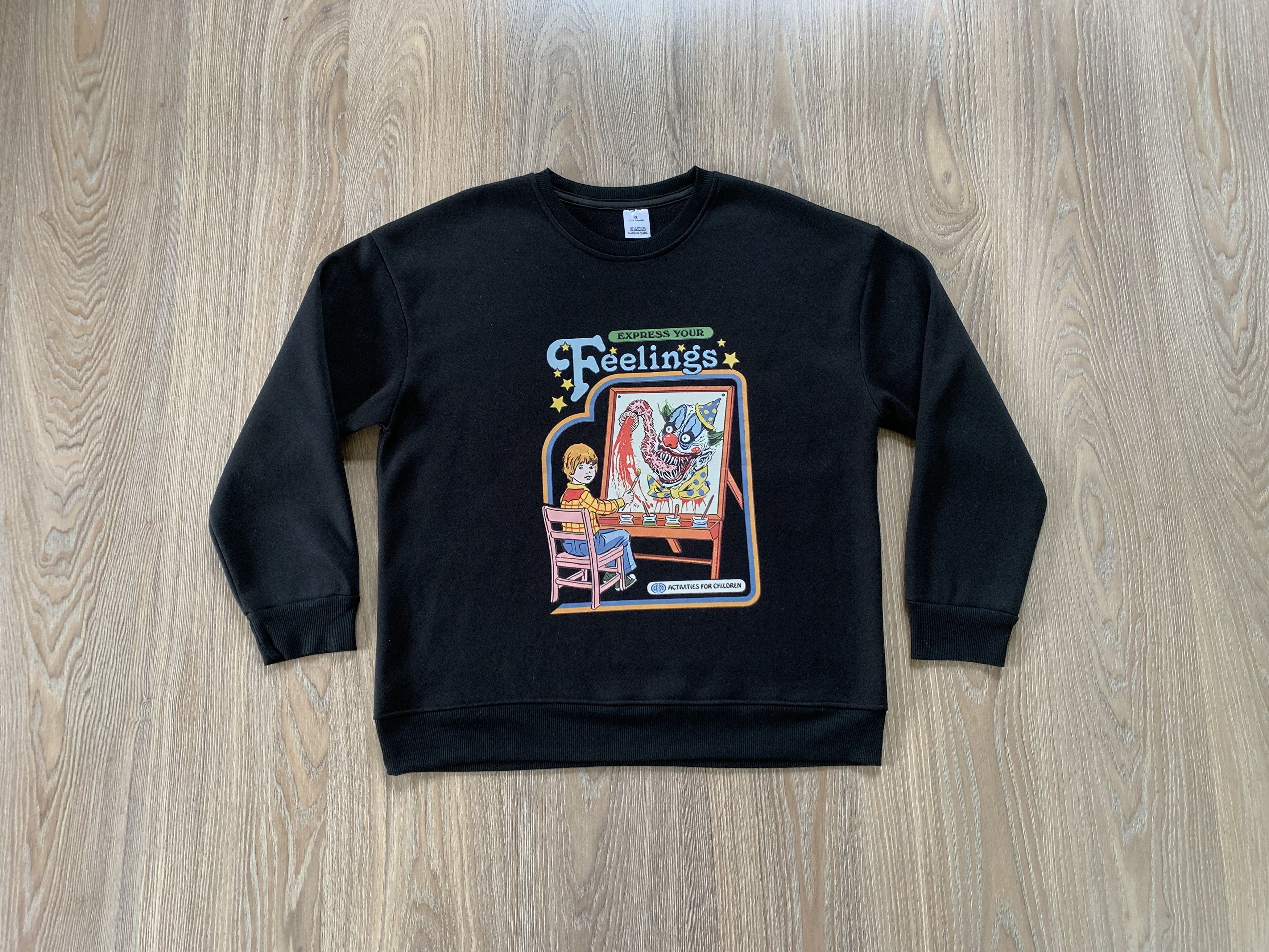 Expert Horror Humor Activities For Children Black Sweatshirt Size US M / EU 48-50 / 2 - 1 Thumbnail