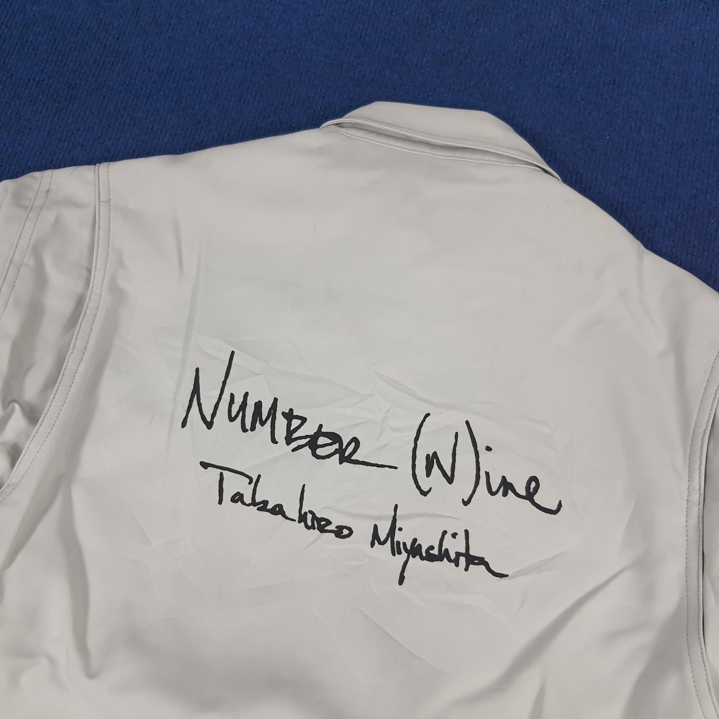 Japanese Brand × Vintage Vintage Kansai Workwear Custom Number Nine Logo Jacket Size US L / EU 52-54 / 3 - 2 Thumbnail