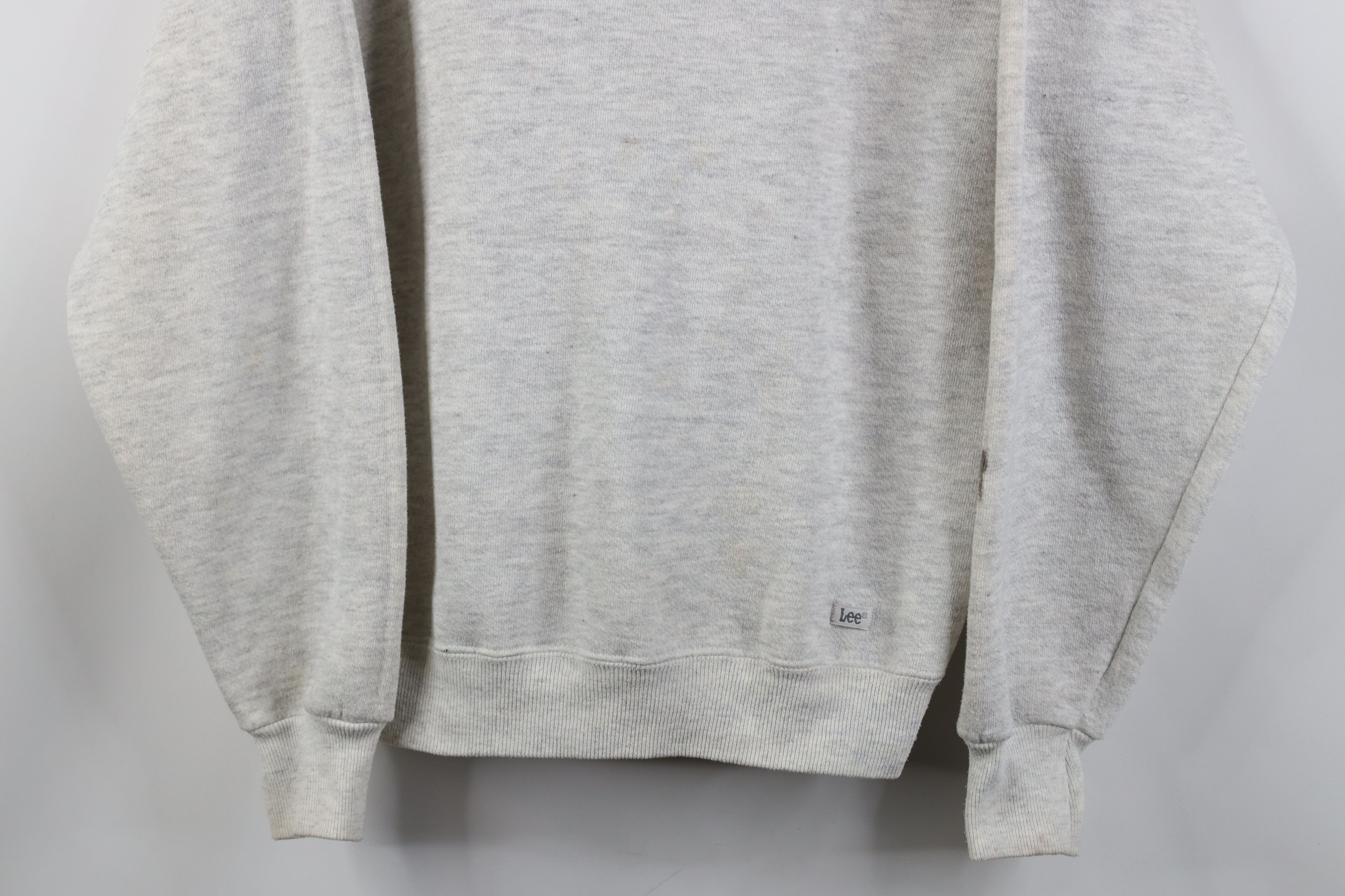 Vintage Vintage 90s Streetwear Sweatshirt Heather Gray USA Size M / US 6-8 / IT 42-44 - 3 Thumbnail