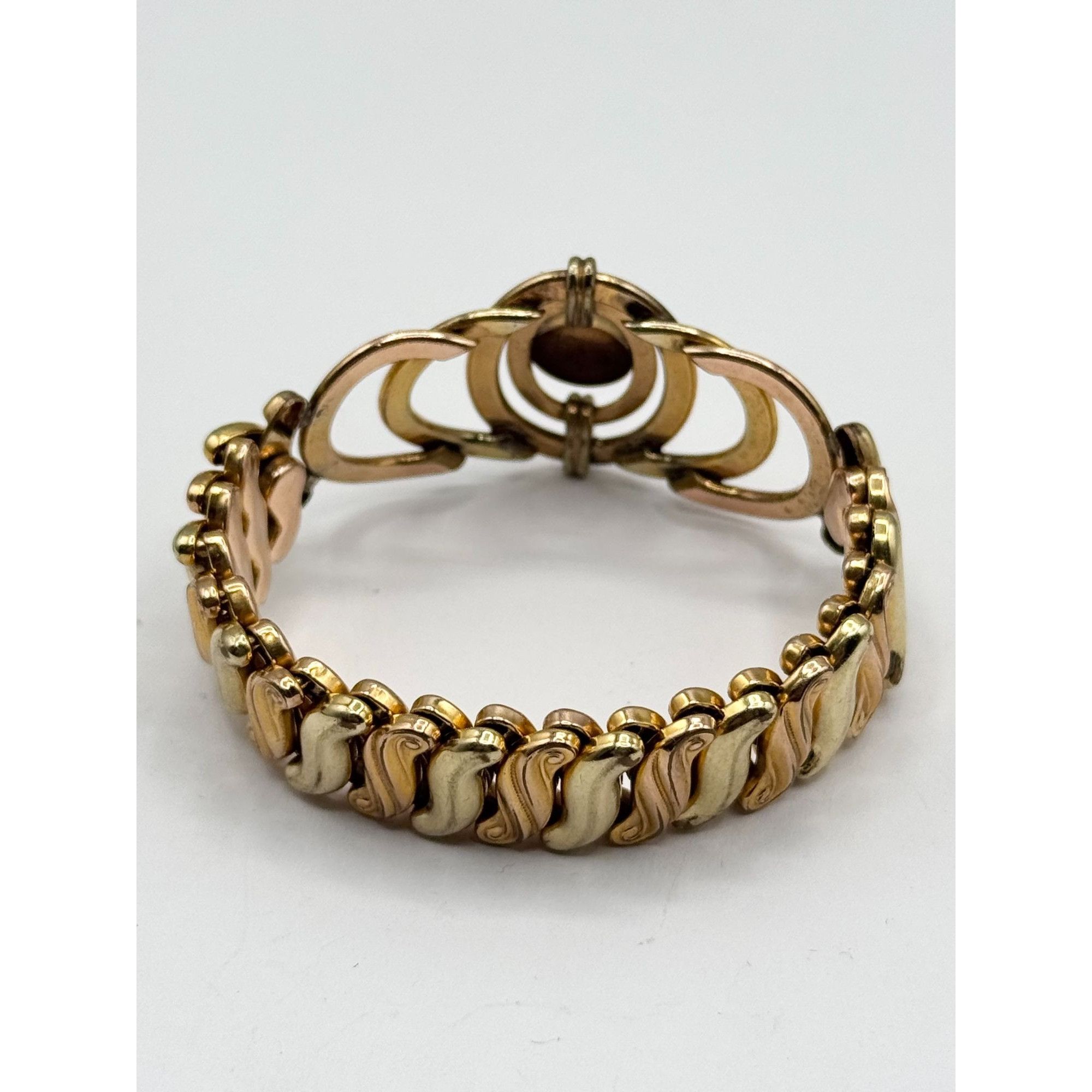 Vintage Estate Phoenix Speidel Made Gold Filled Two Tone Sweetheart Size ONE SIZE - 6 Thumbnail